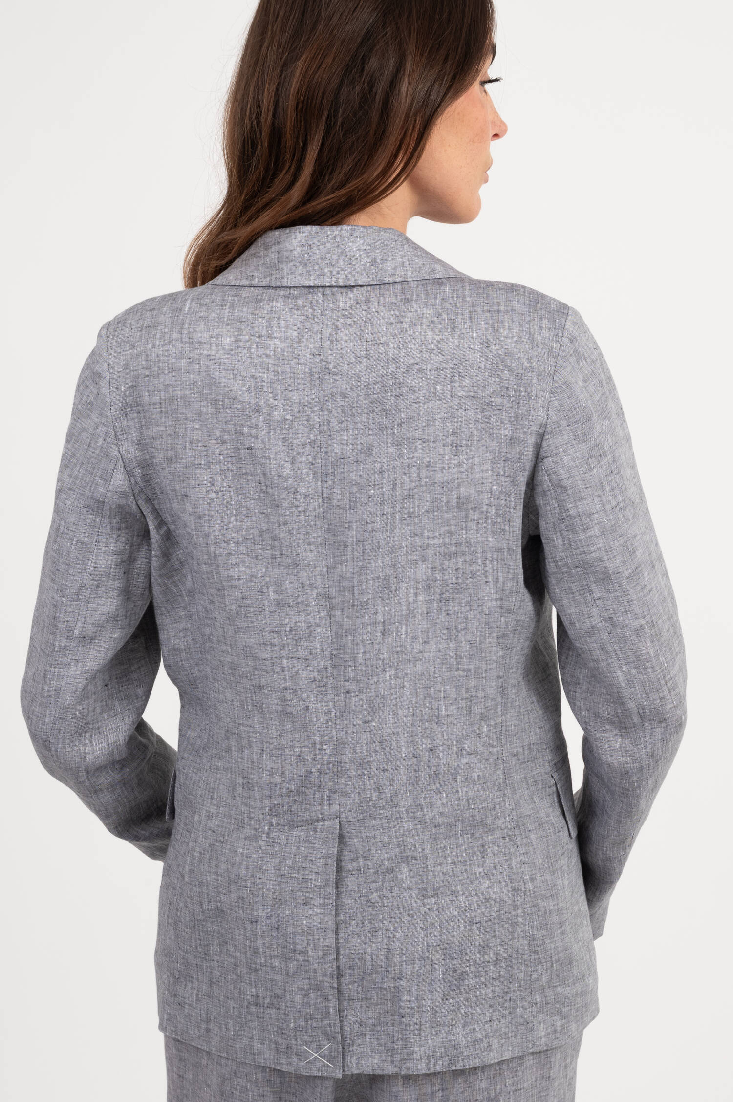 Blazer in Blau meliert Blazer in Blau meliert