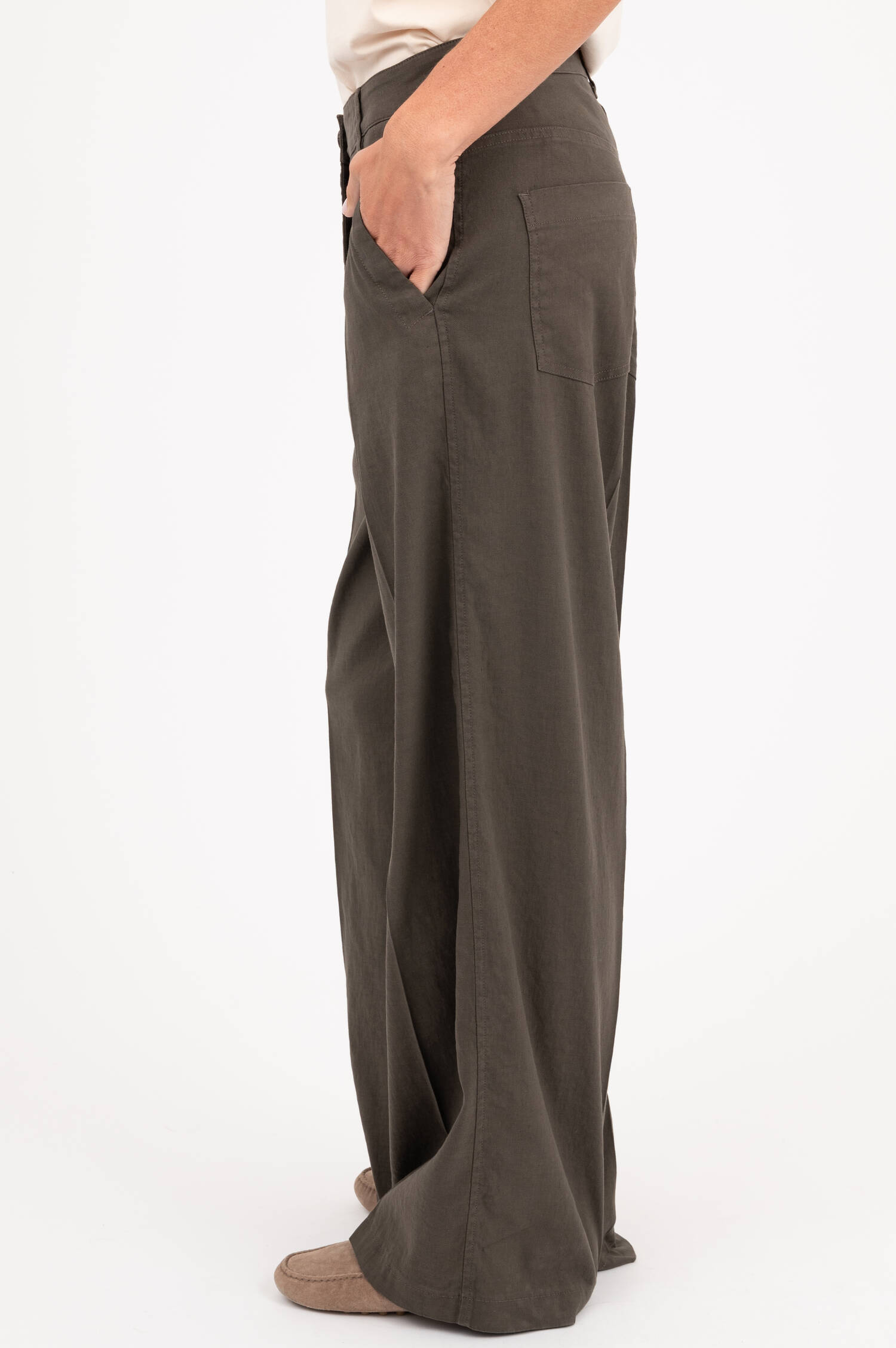 Hose ADRIANNE in Khaki Hose ADRIANNE in Khaki