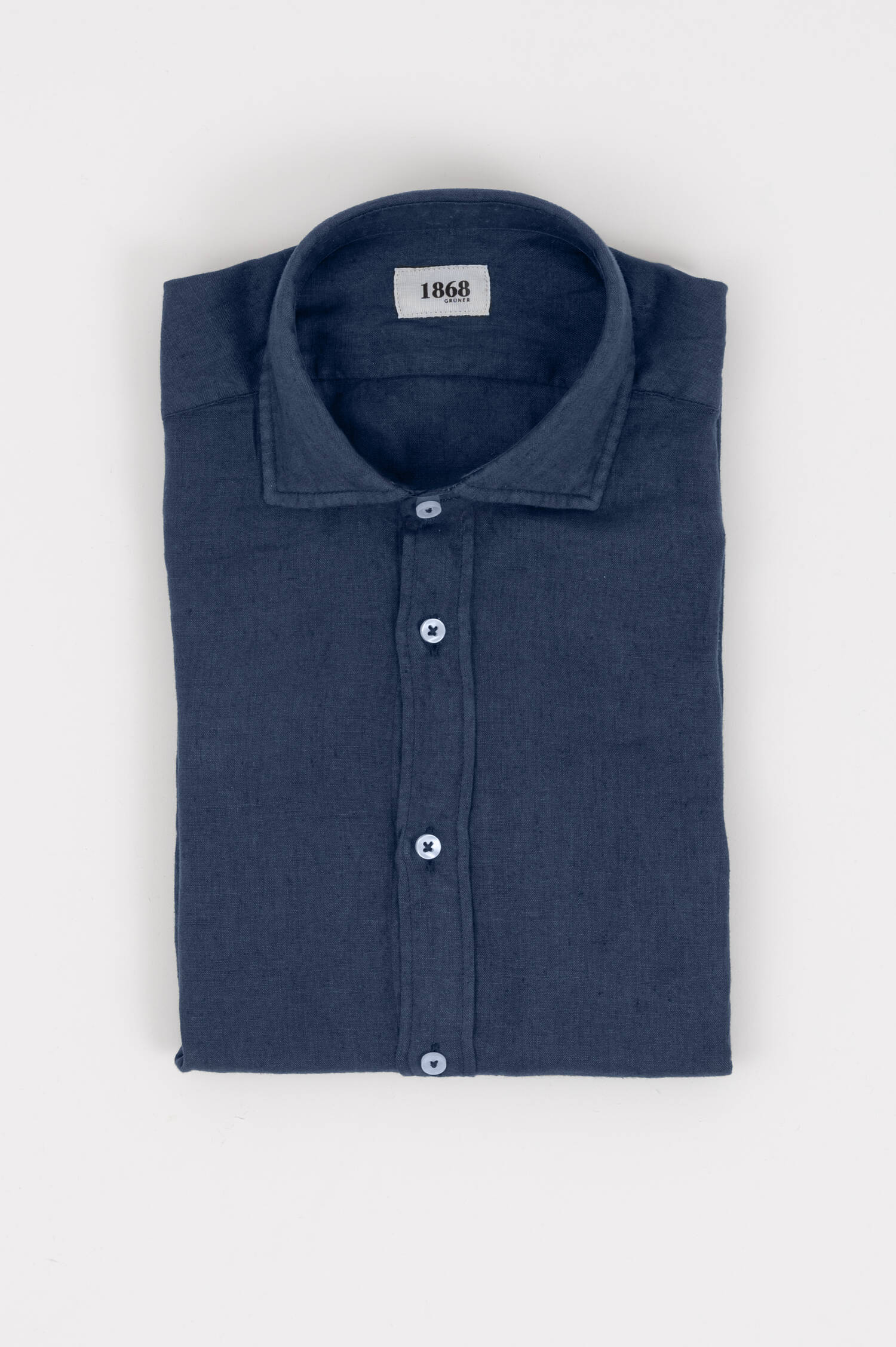 Leinenhemd BAROLO LINO in Navy Leinenhemd BAROLO LINO in Navy