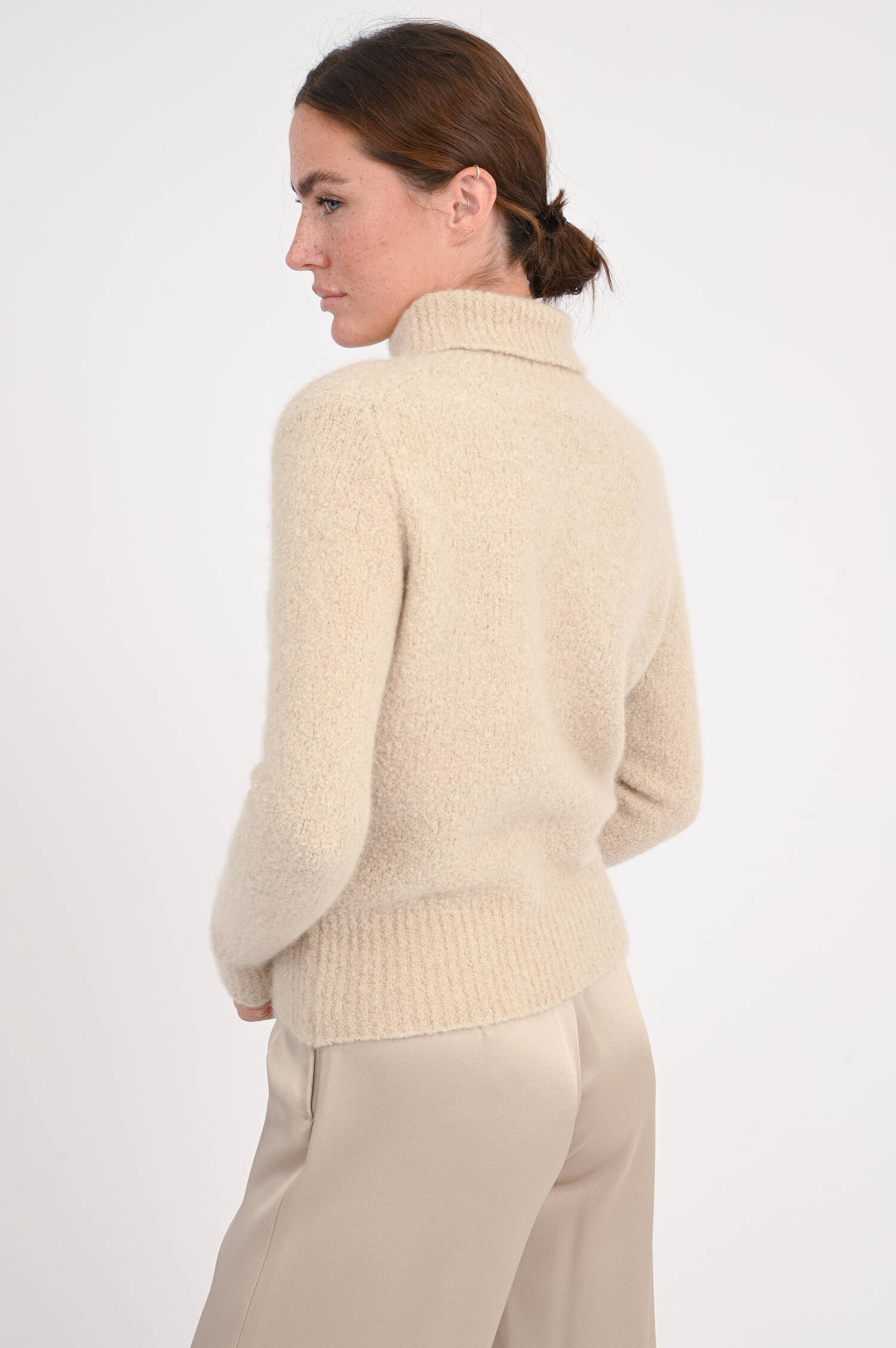 Pullover aus Cashmere in Beige Pullover aus Cashmere in Beige