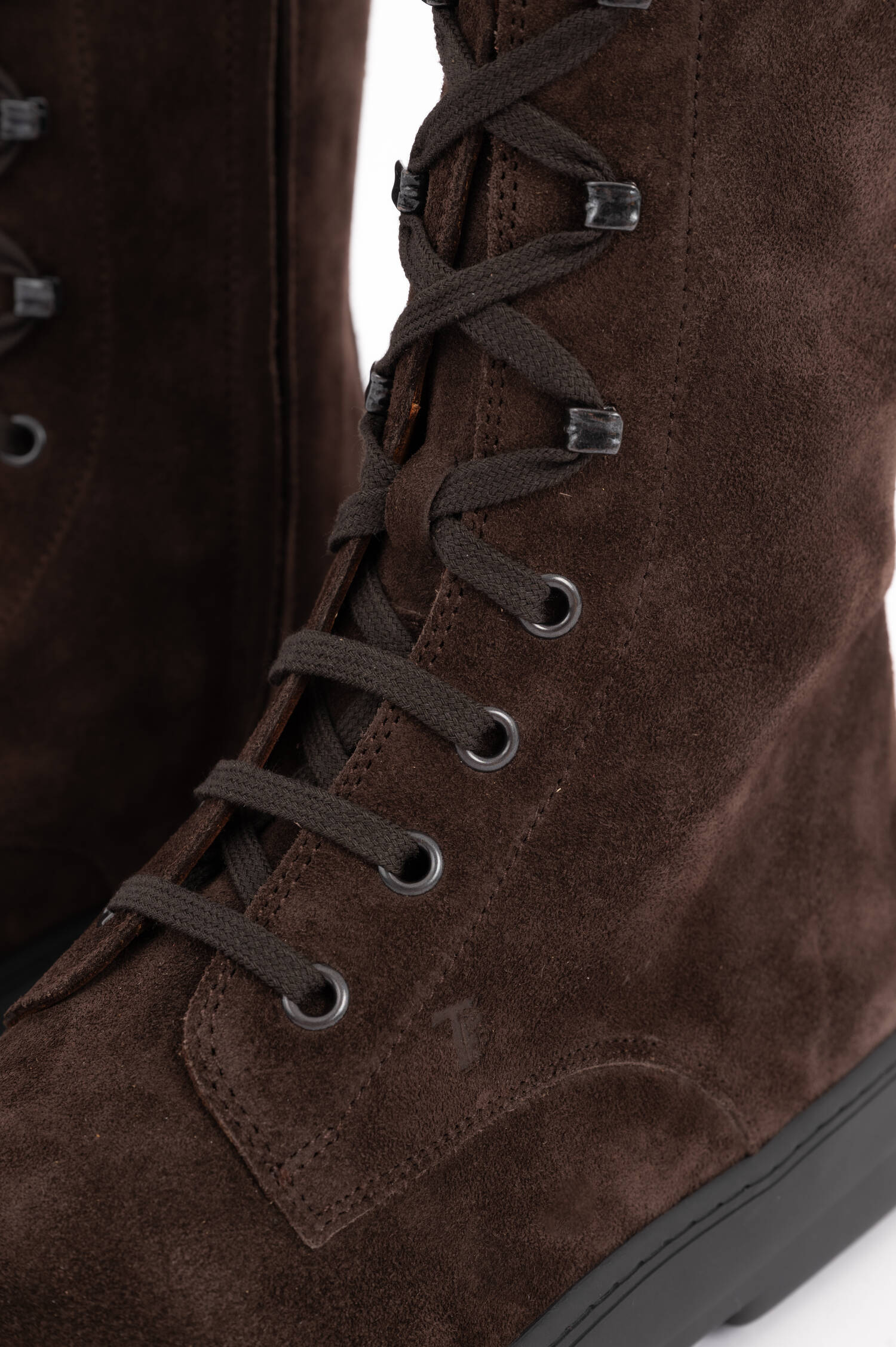 Suede Stiefelette in Braun Suede Stiefelette in Braun