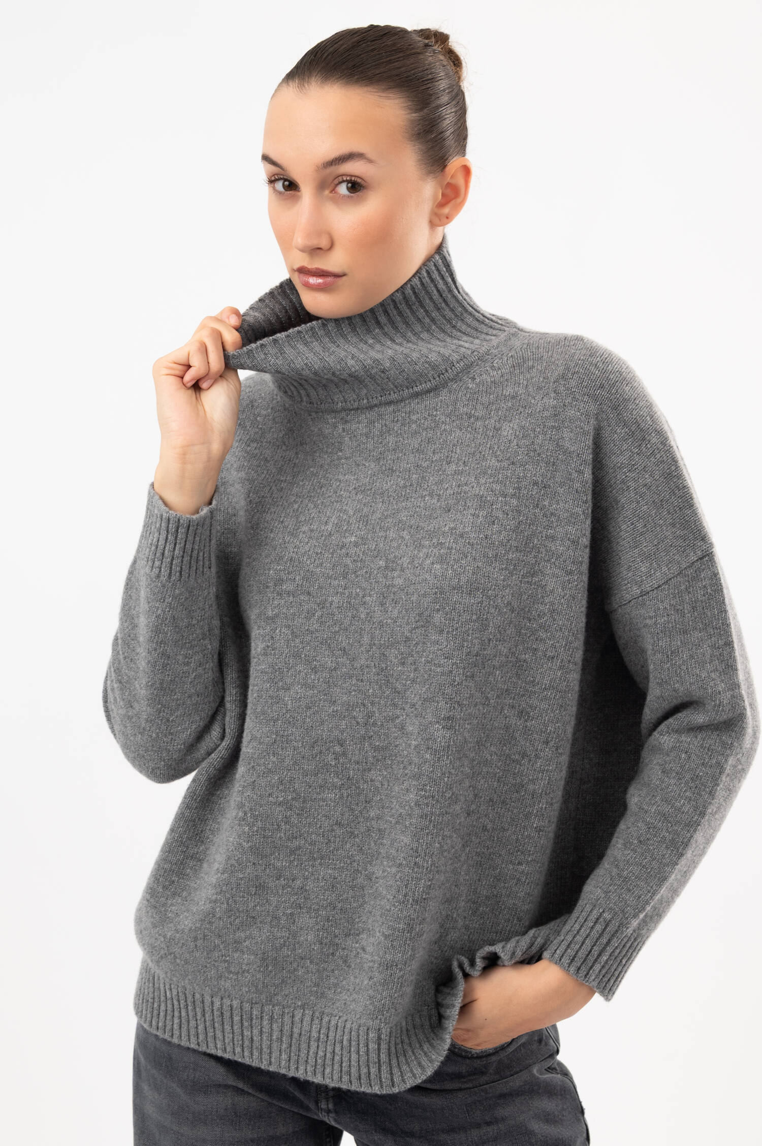 Pullover BORGIA in Grau Pullover BORGIA in Grau