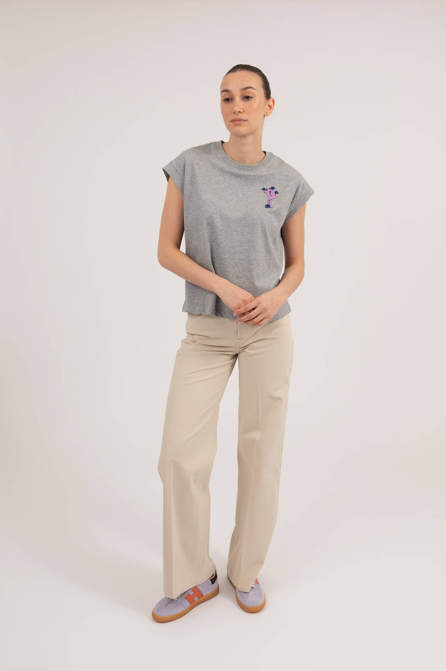 T-Shirt JUNGALA in Grau