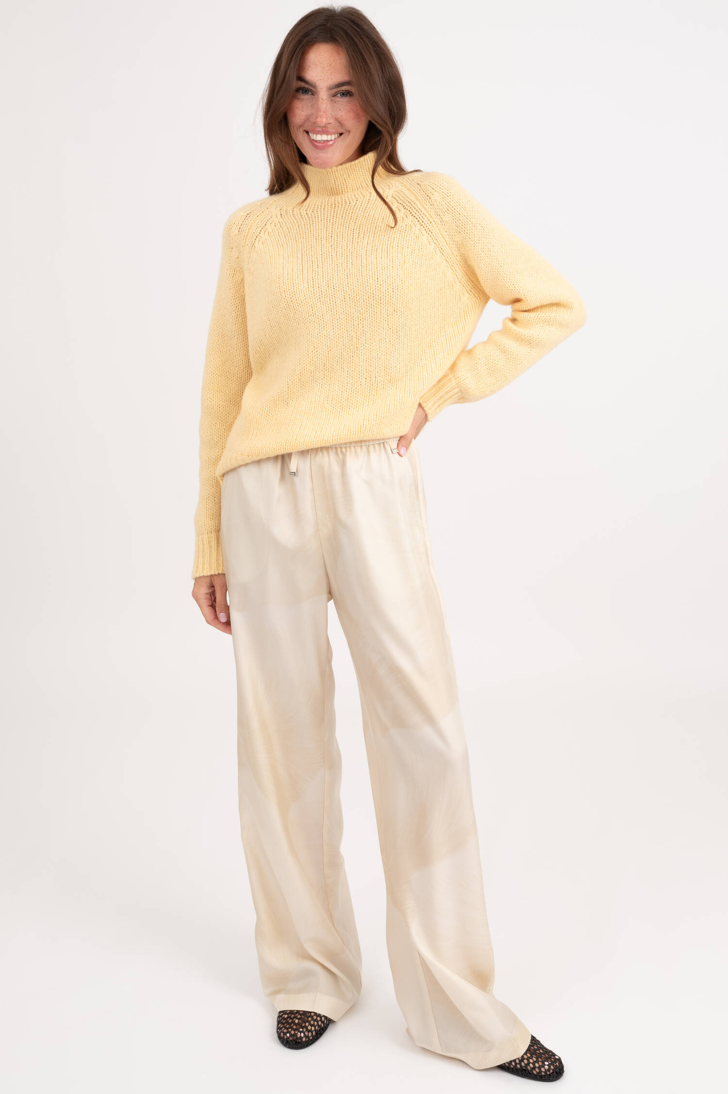 Cashmere Pullover in Hellgelb Cashmere Pullover in Hellgelb