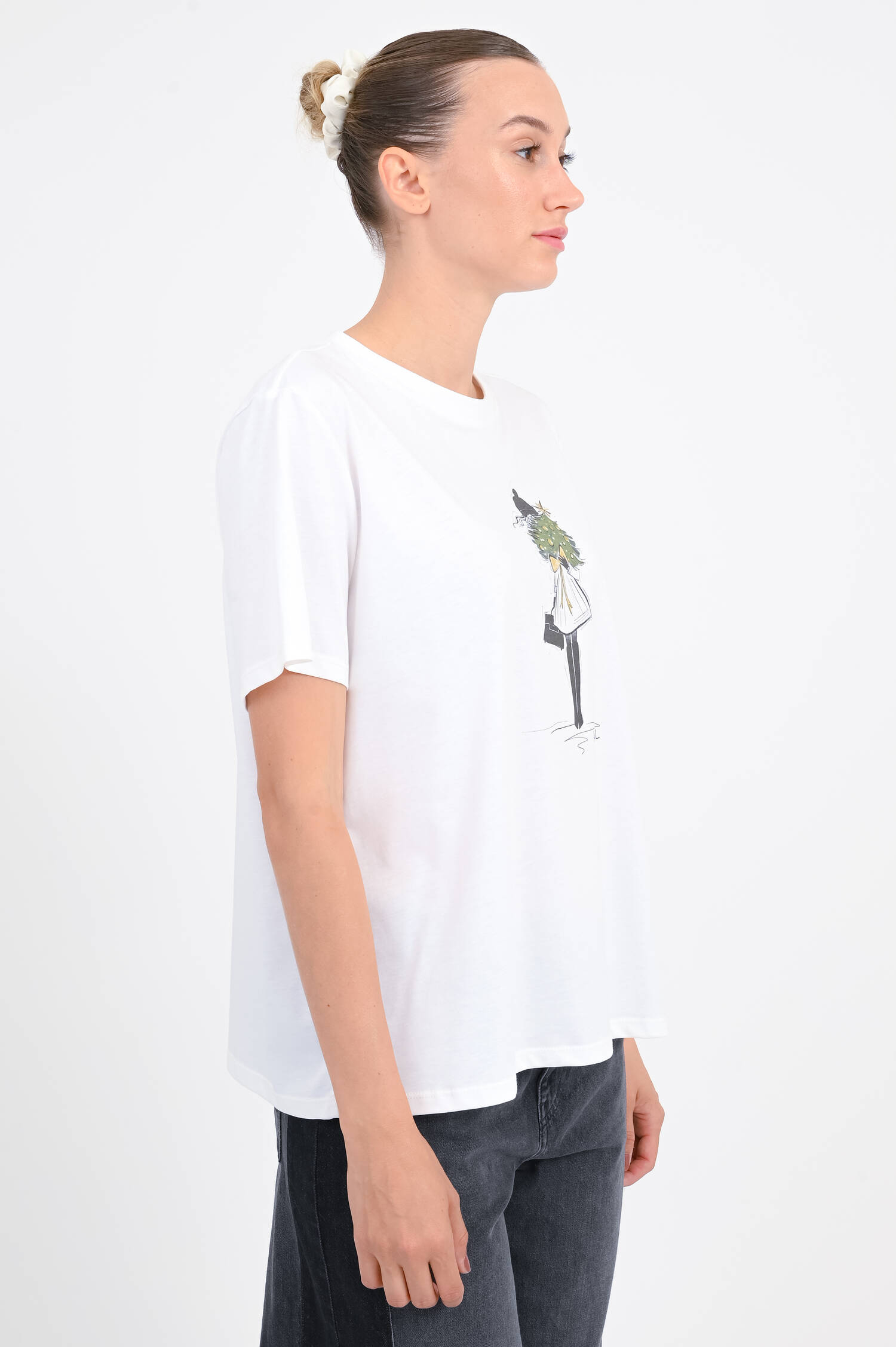 T-Shirt CHRISTMAS in Weiß