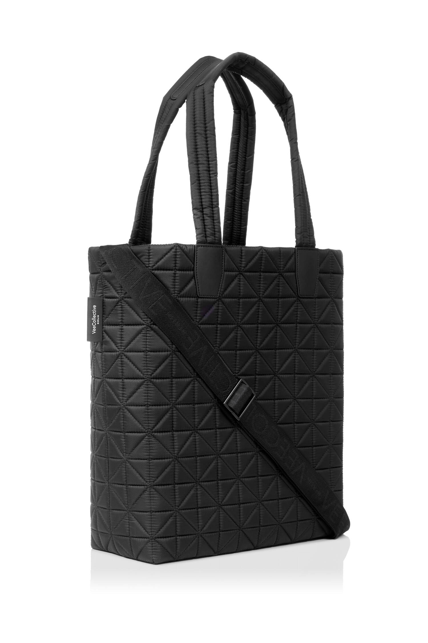 Gesteppter VEE SHOPPER in Schwarz