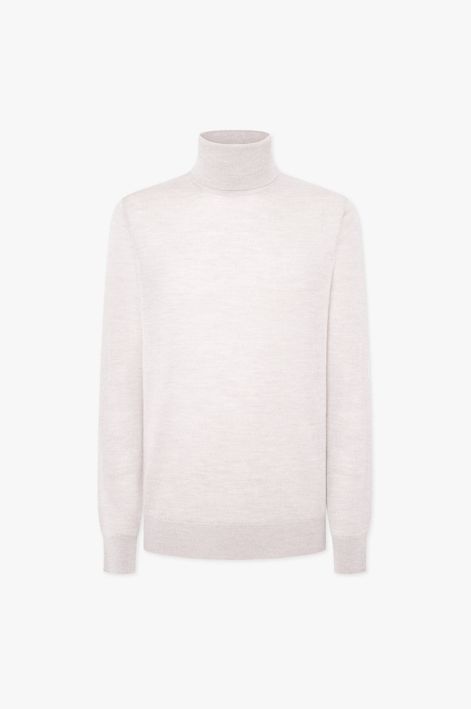 Rollkragenpullover in Stone