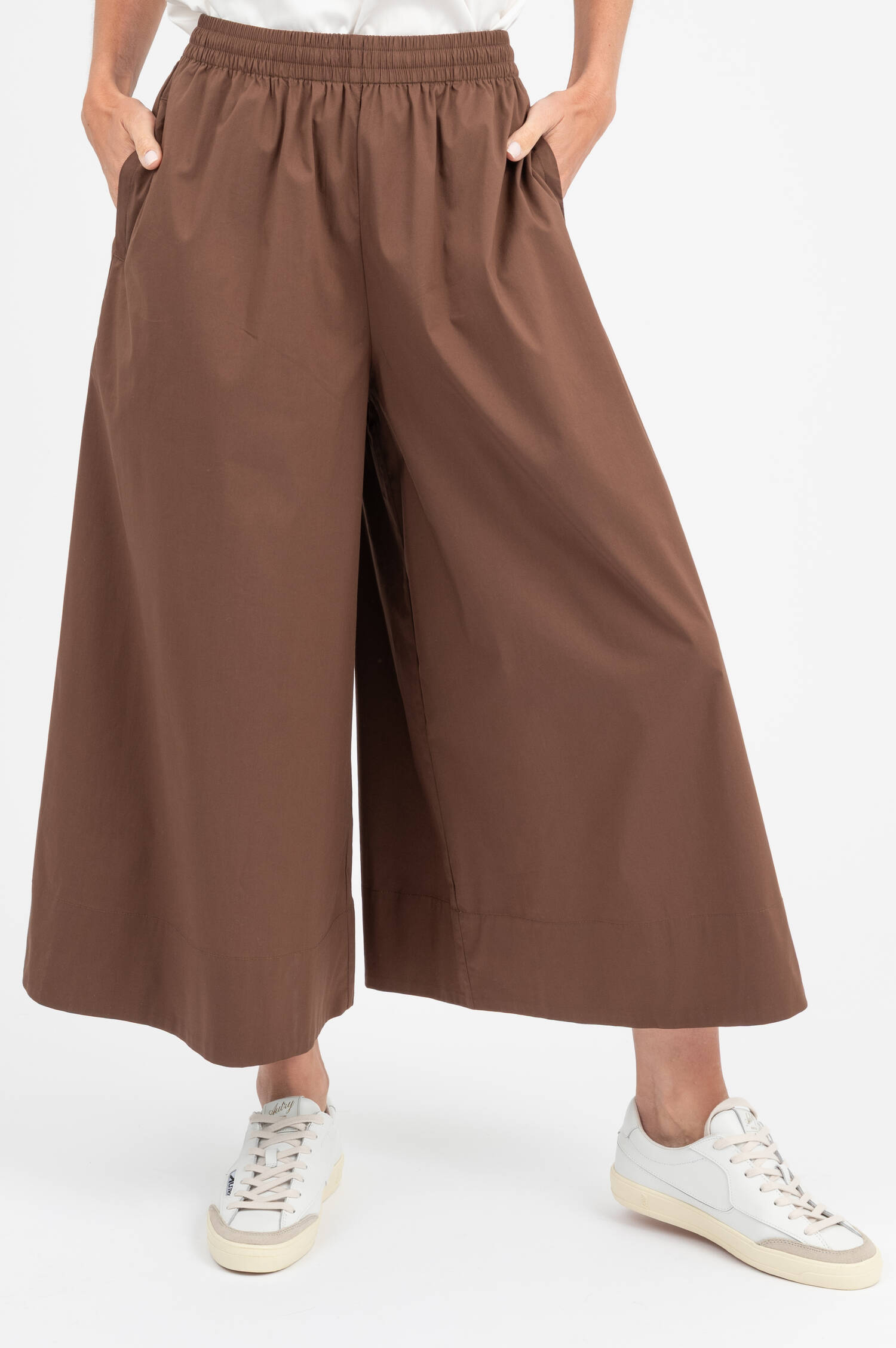 Culotte Hose in Braun