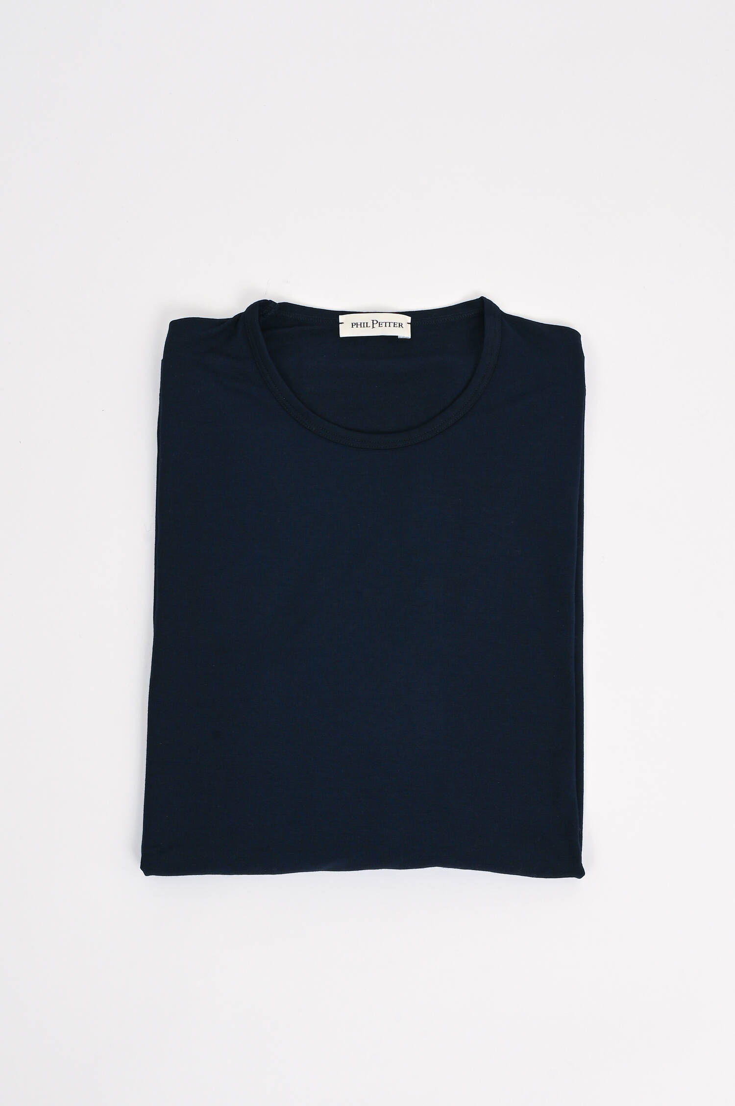 Langarm Shirt in Navy