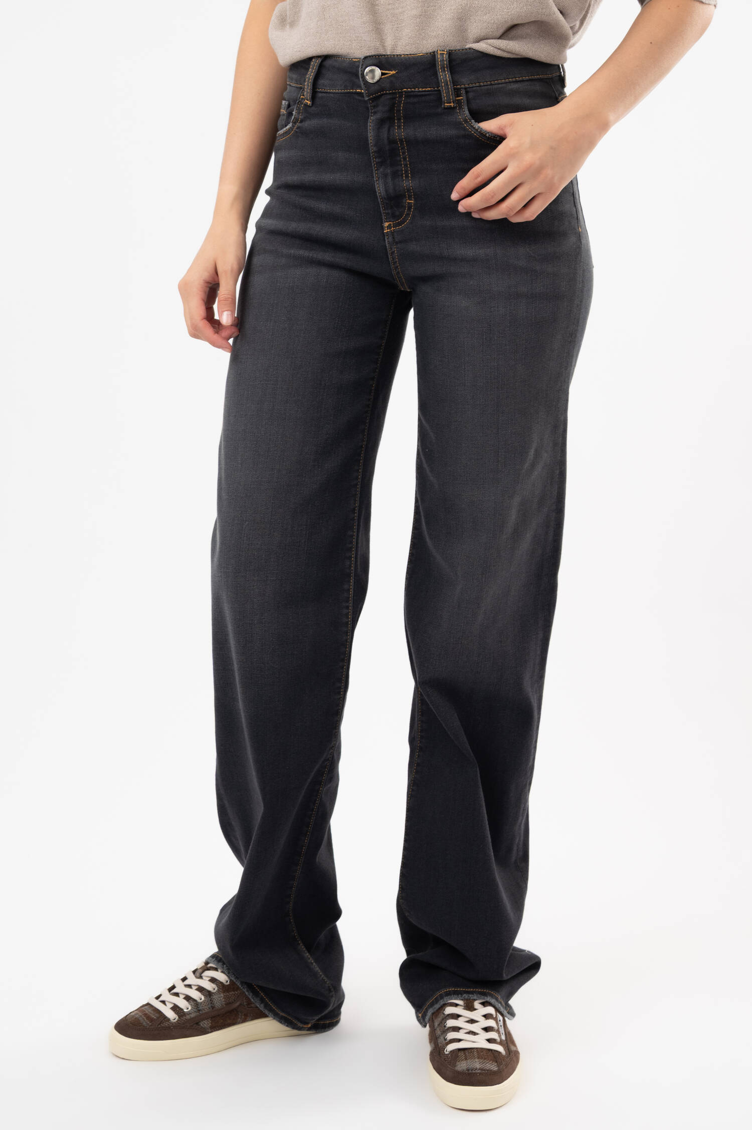 Jeans in schwarz