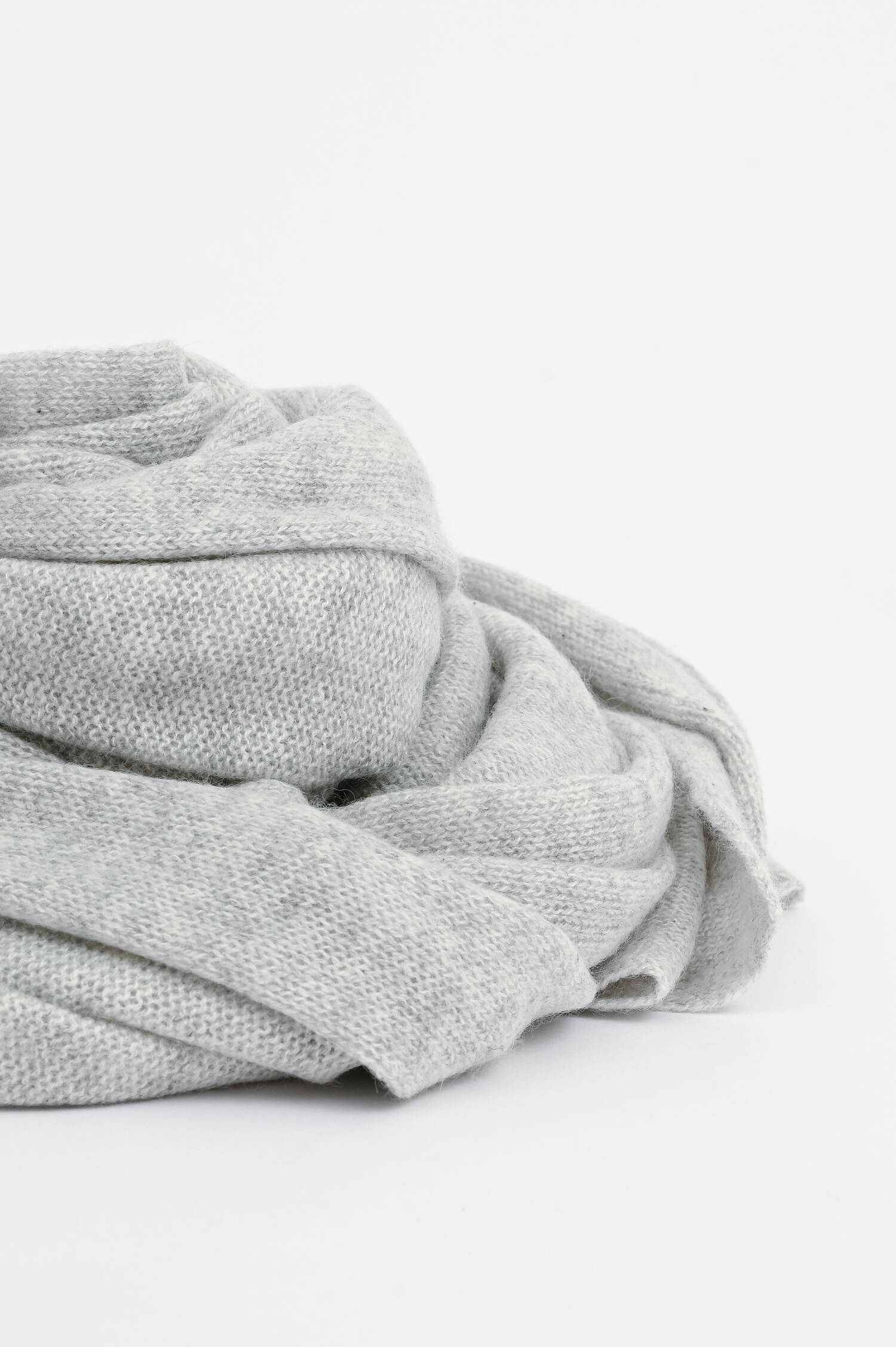 Cashmere Schal in Hellgrau