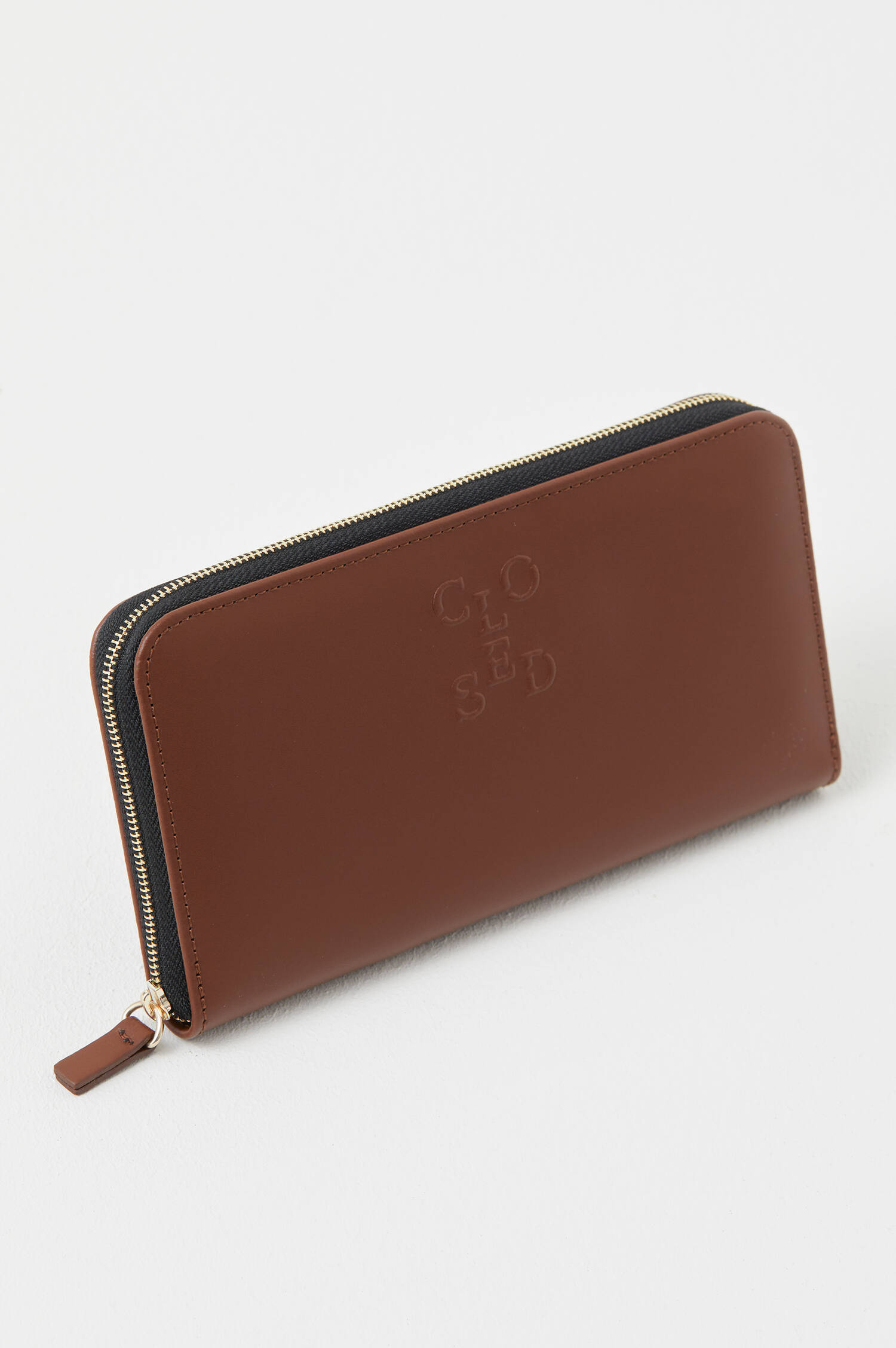 Leder Brieftasche in Braun