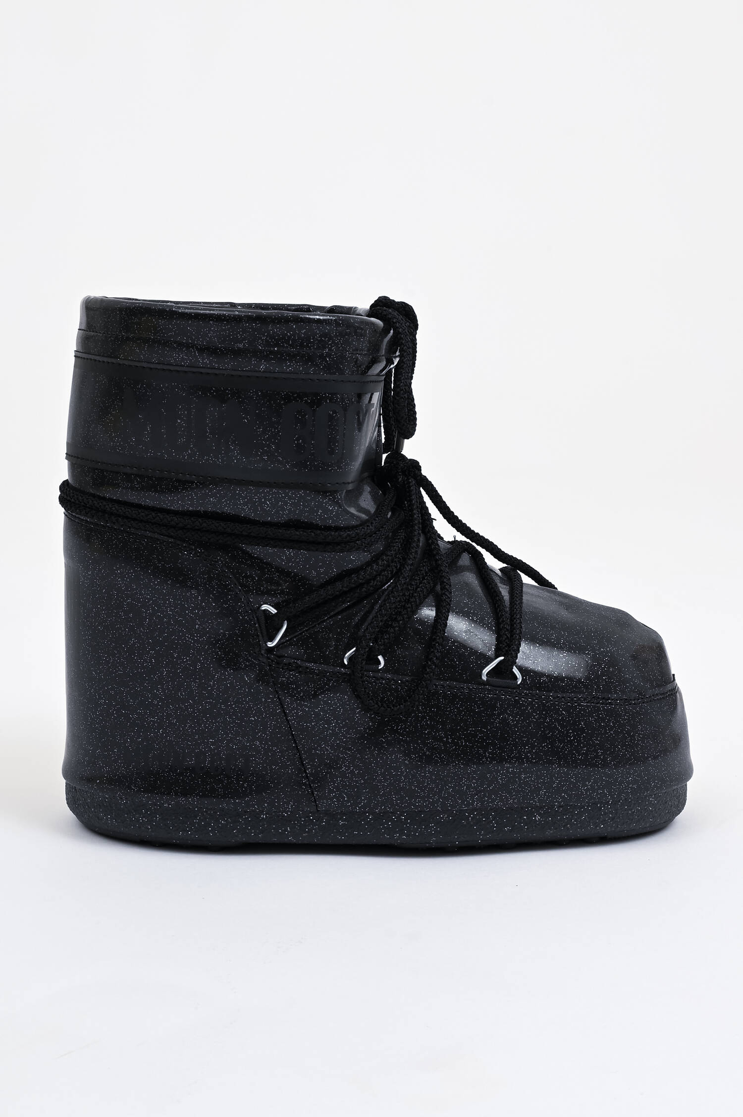  Moon Boot ICON FASHION LOW GLITTER in Schwarz