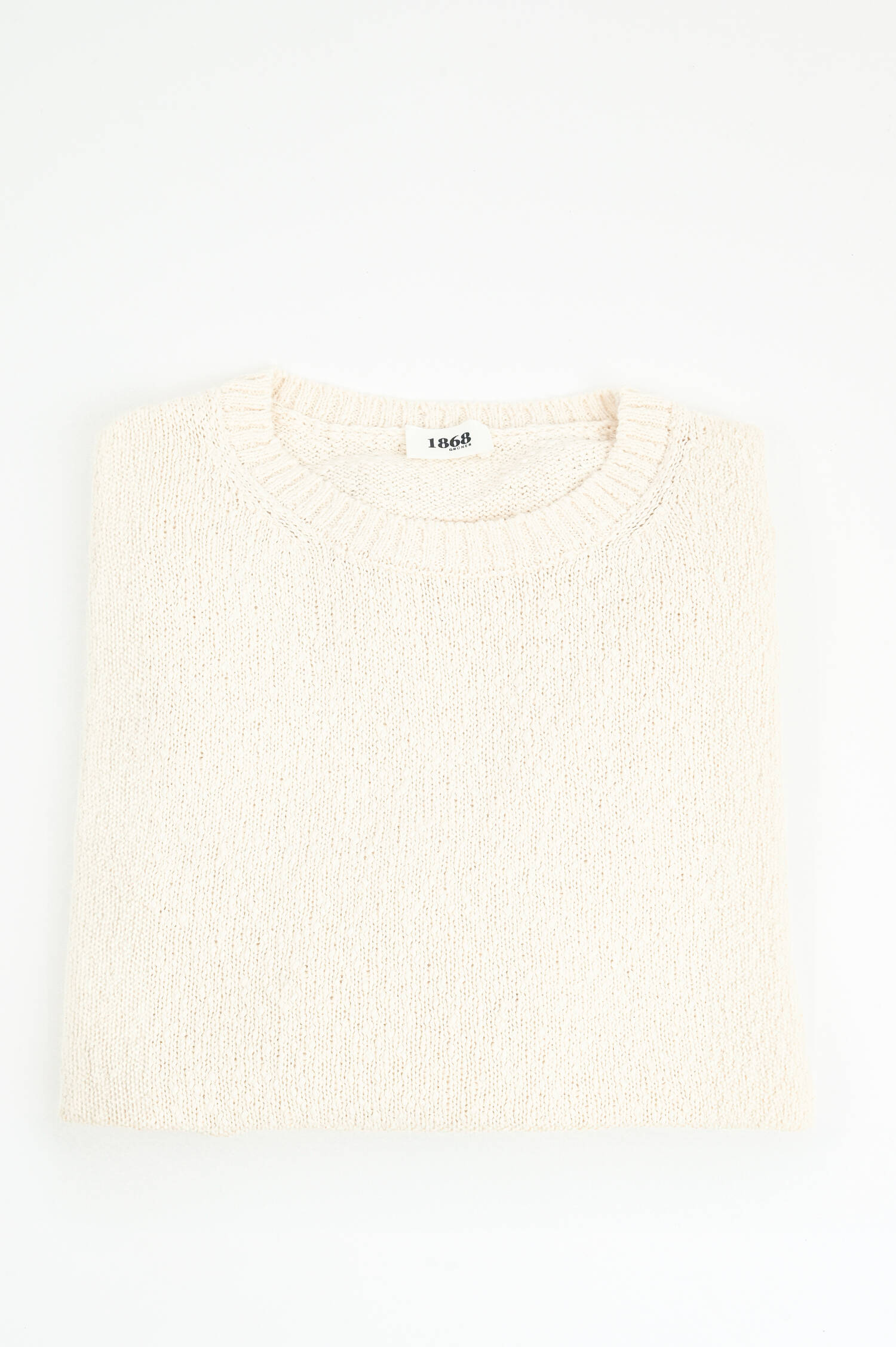 Pullover aus Baumwolle in Creme