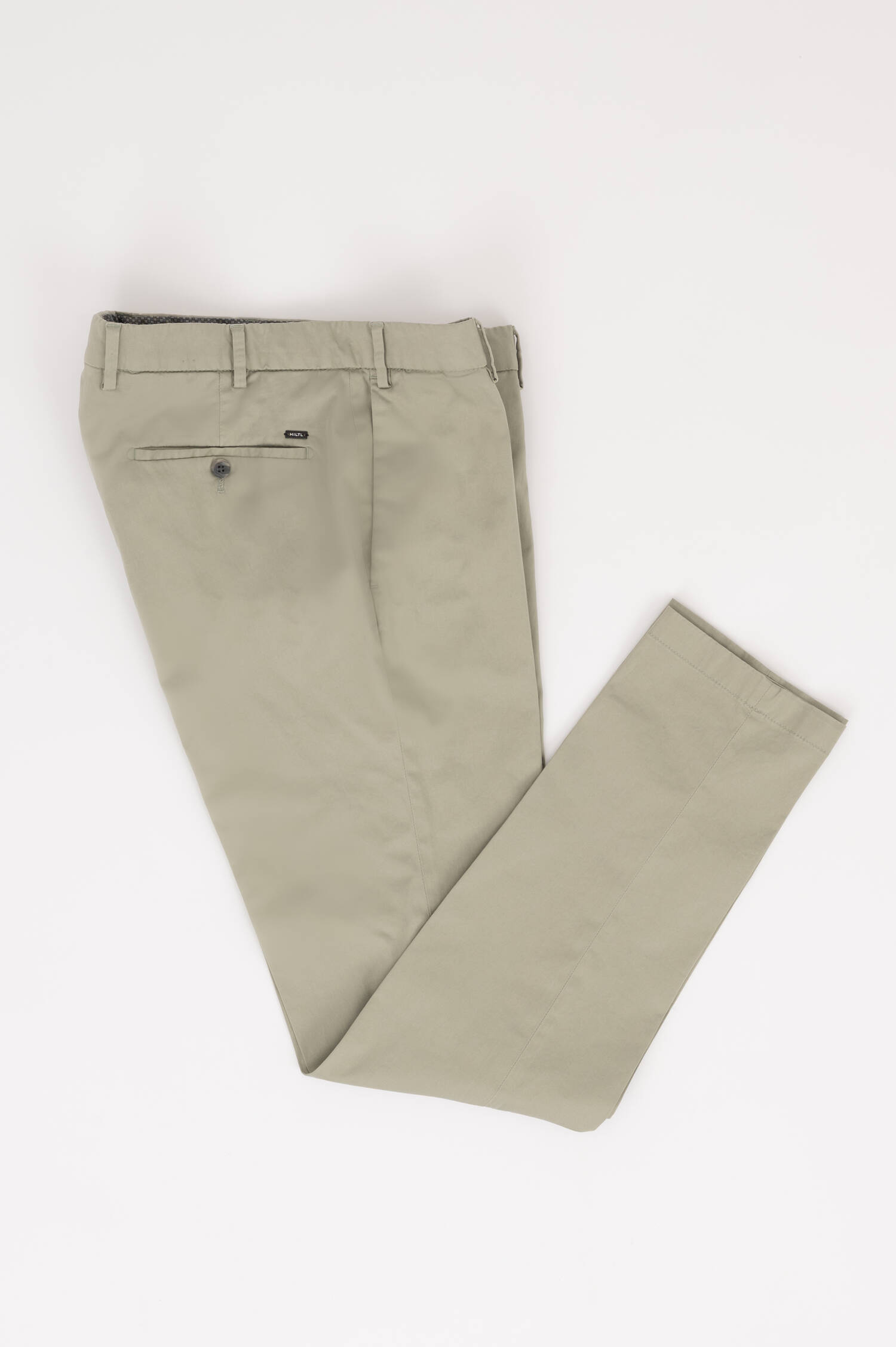 Chino TILO aus Baumwolle Olivegrün