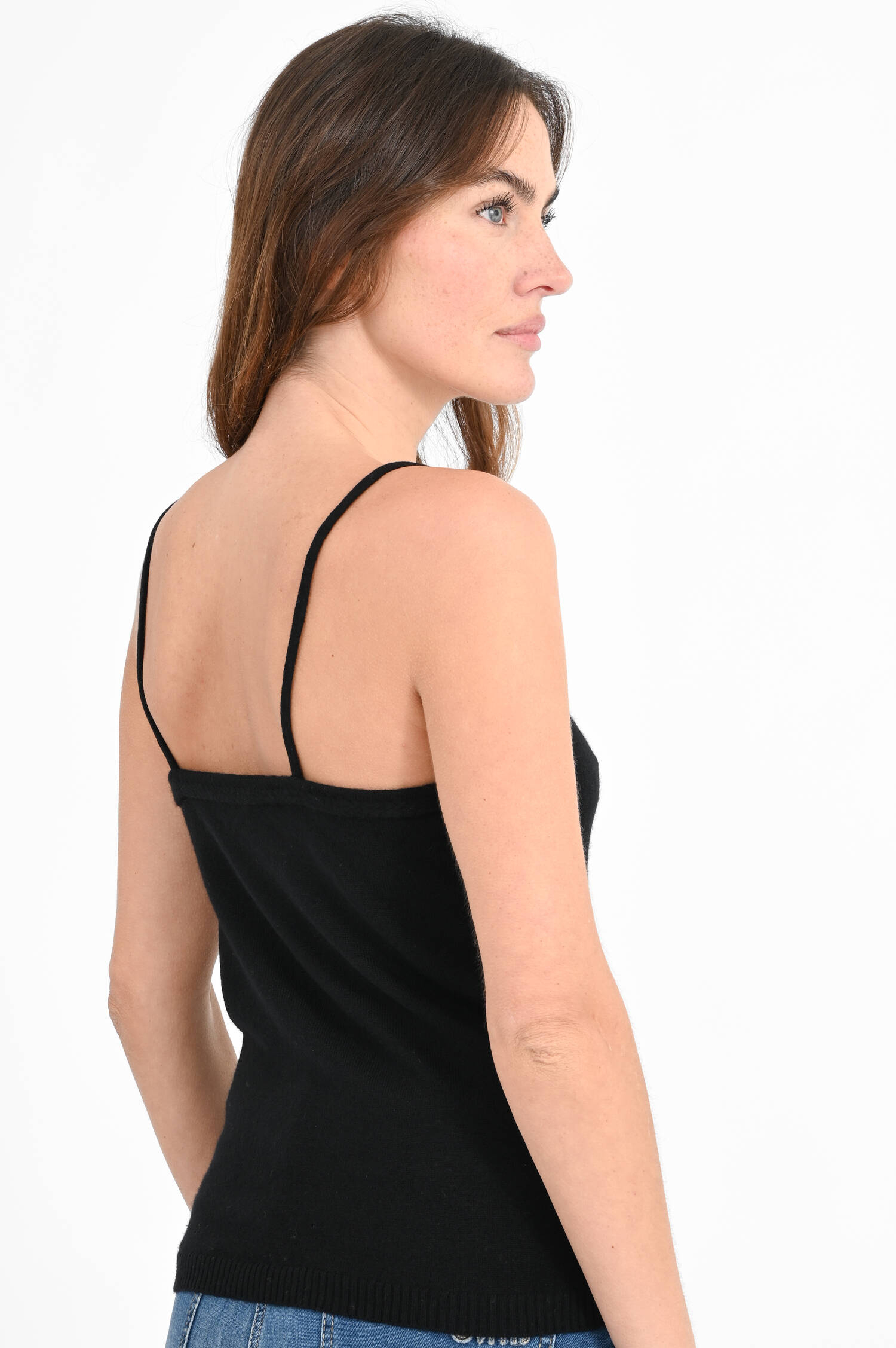 Top NALA aus Baumwoll-Cashmere-Mix in Schwarz Top NALA aus Baumwoll-Cashmere-Mix in Schwarz