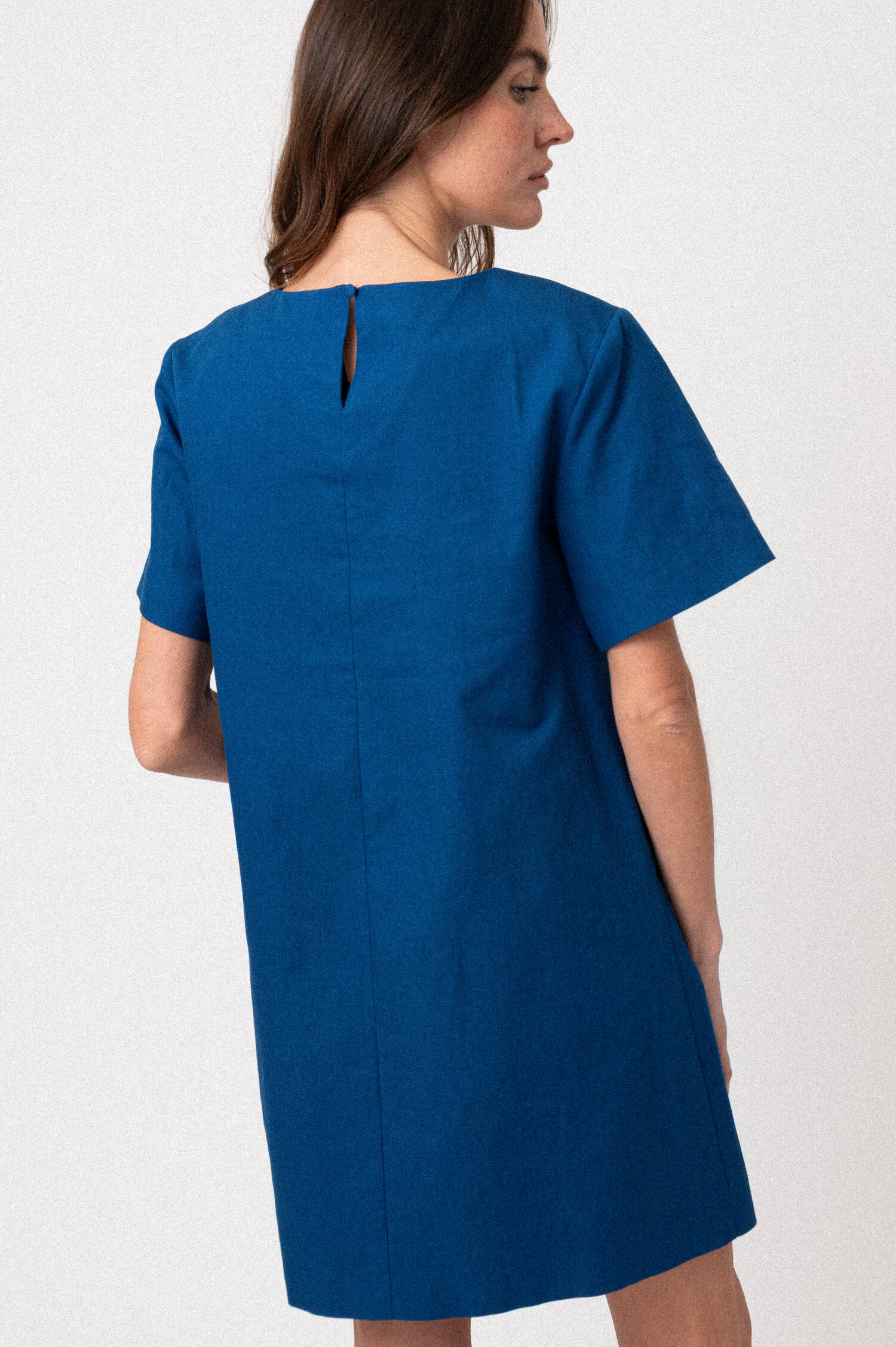Kleid ALOA aus in Blau