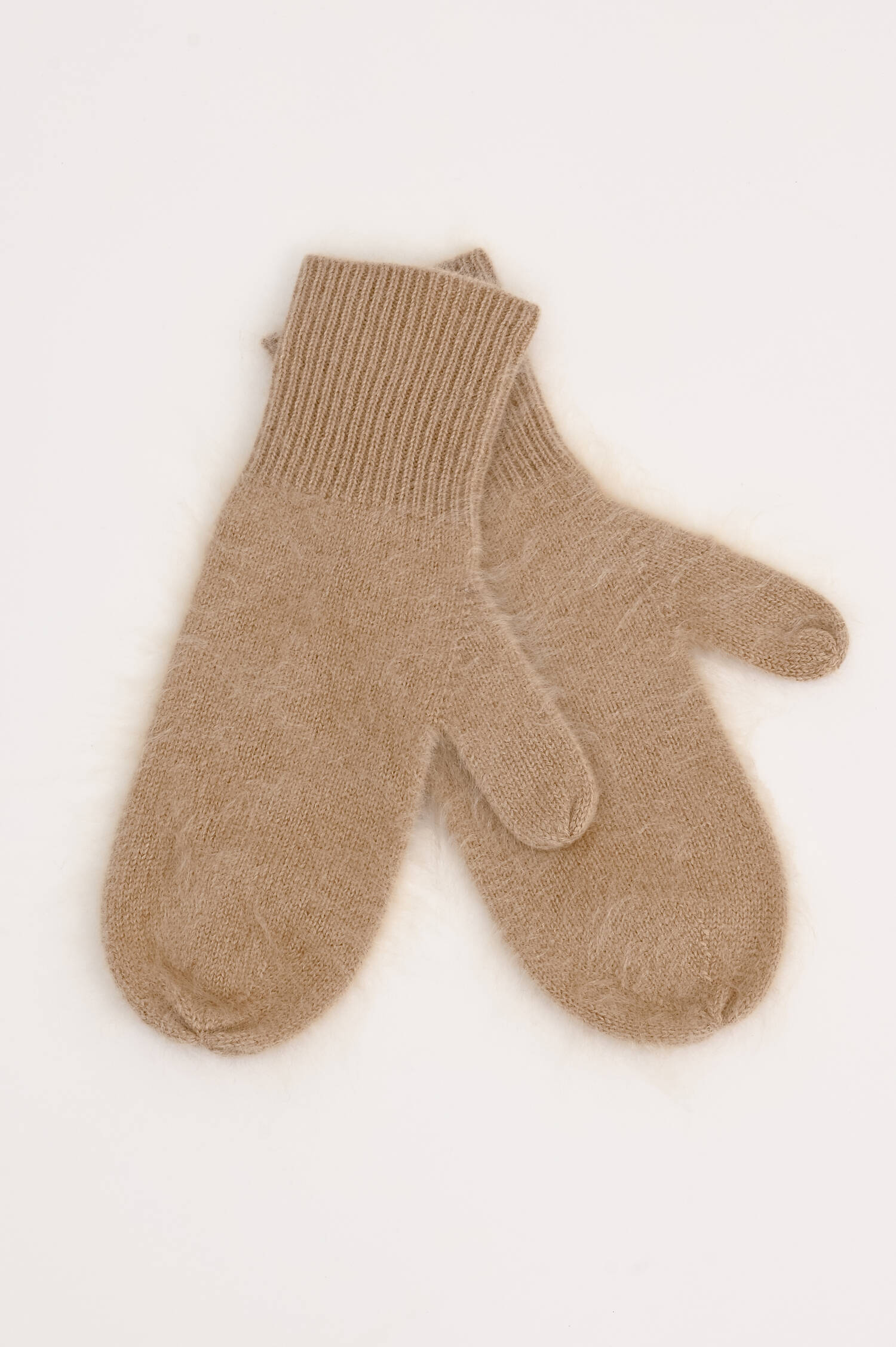 Cashmere-Fäustlinge in Camel Cashmere-Fäustlinge in Camel