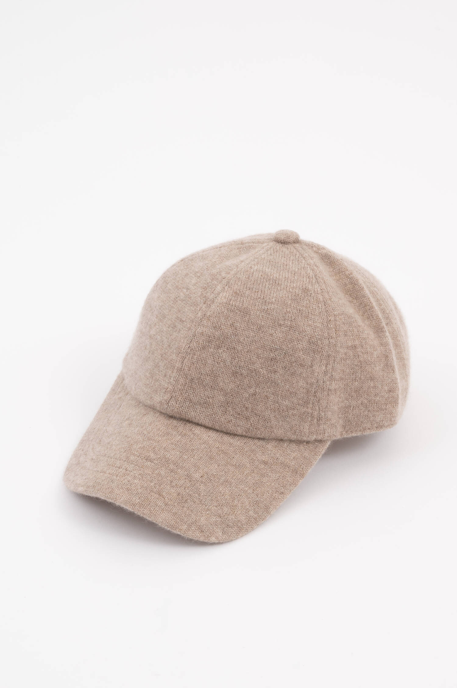 Cashmere Basecap in Beige Cashmere Basecap in Beige