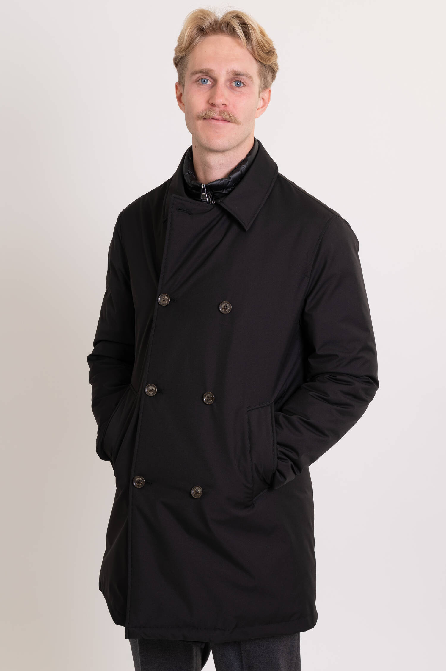 Doppelreiher PArka NEW YORK in Schwarz Doppelreiher PArka NEW YORK in Schwarz