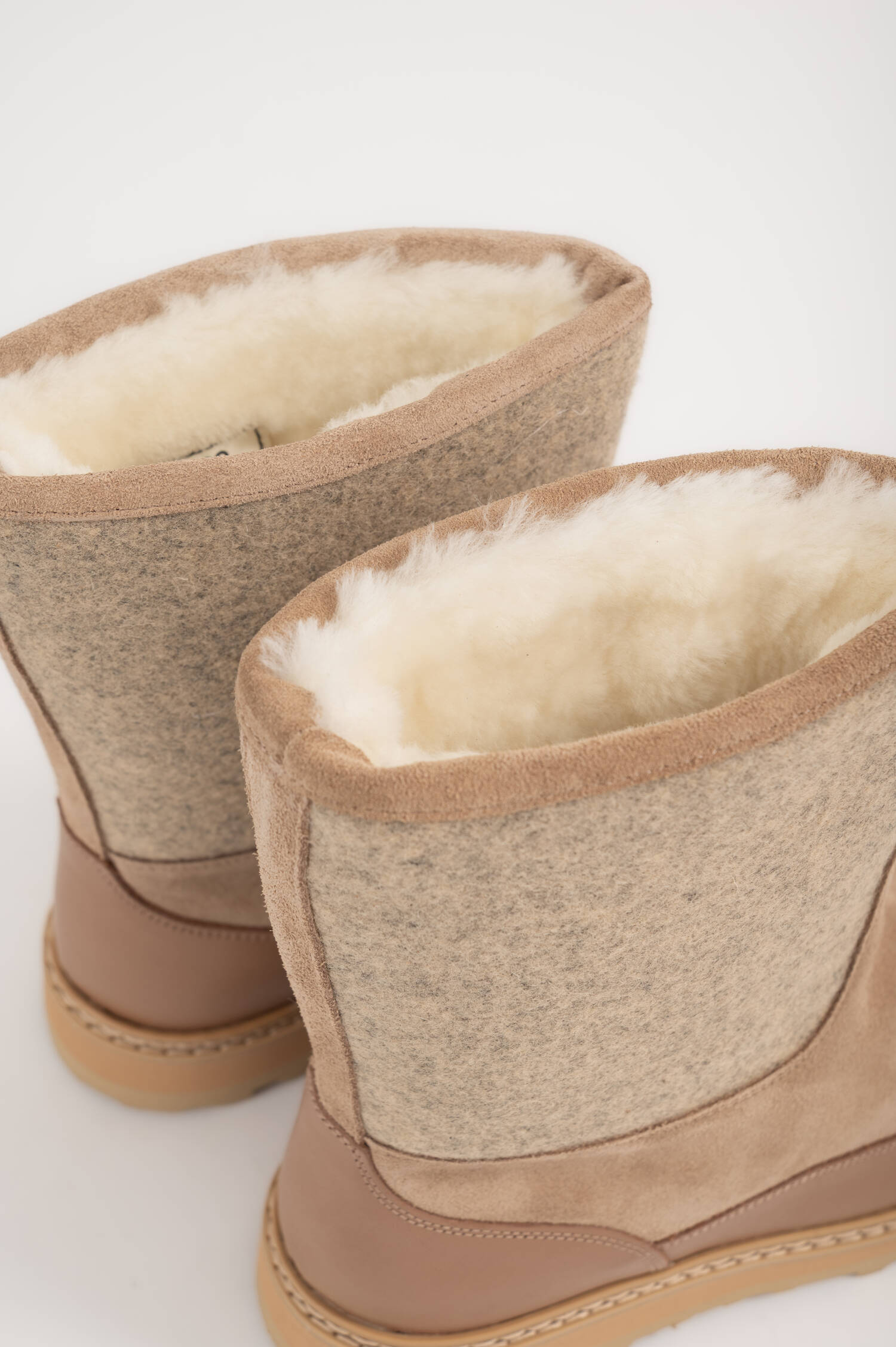 Stiefelette in beige