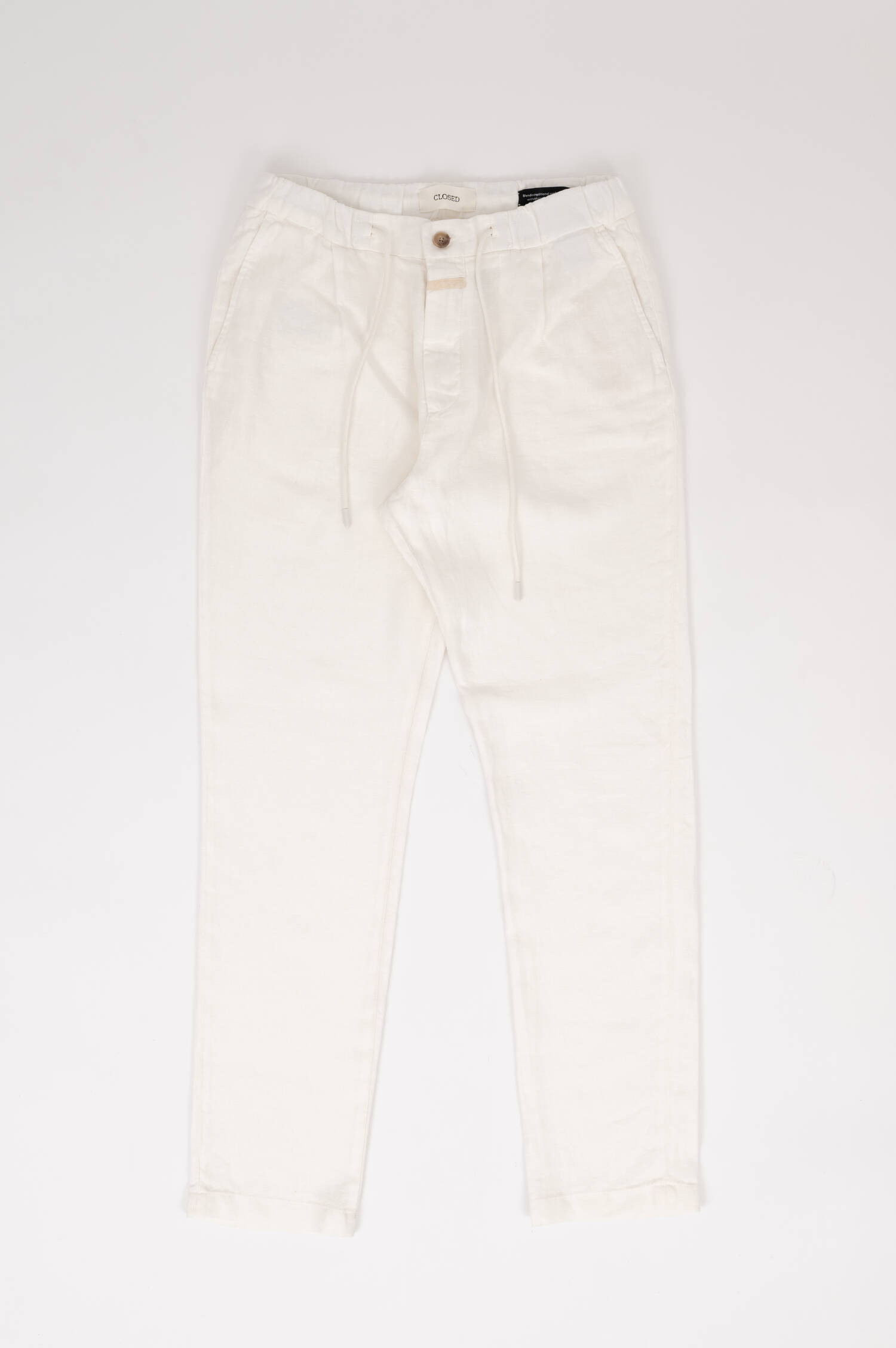 Leinenhose VIRGO TAPERED in Weiß