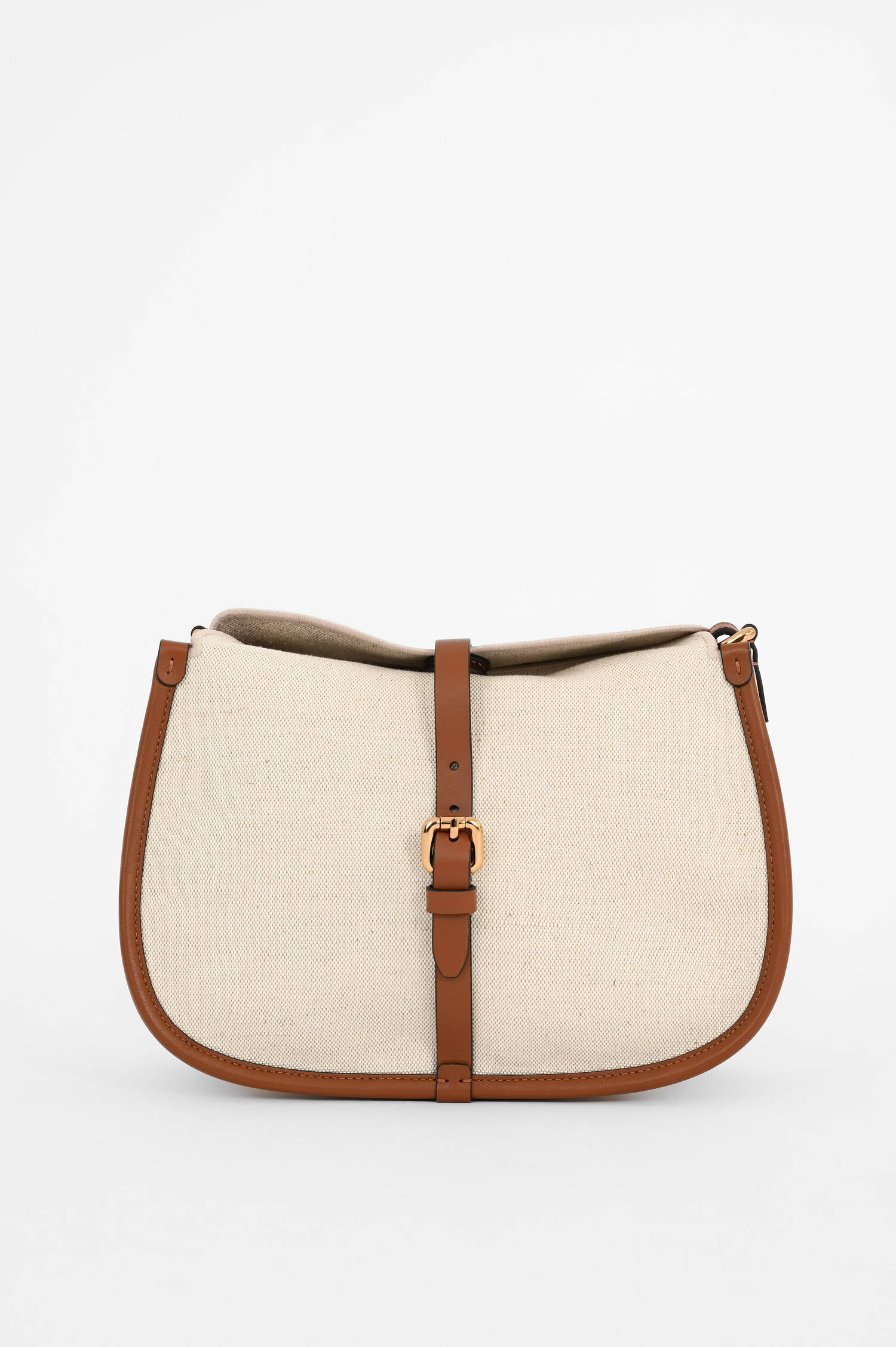 Tasche Leather Crossbody aus Canvas in Natur