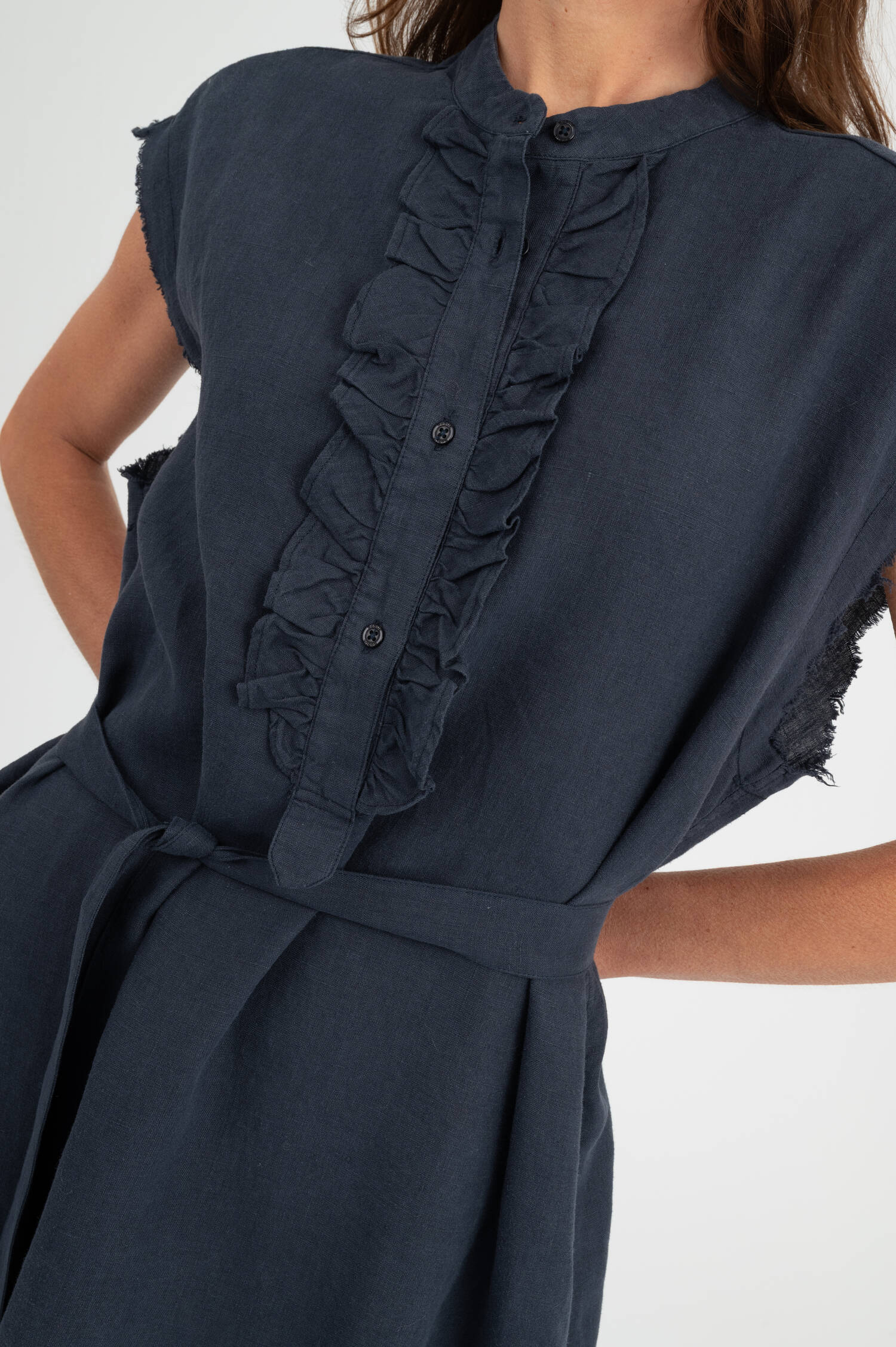 Blusenkleid BARCELONA in Navy
