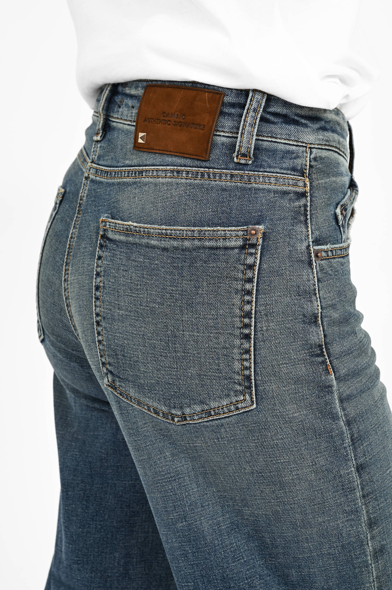 Balloon-Jeans im Used-Look in Blue Balloon-Jeans im Used-Look in Blue