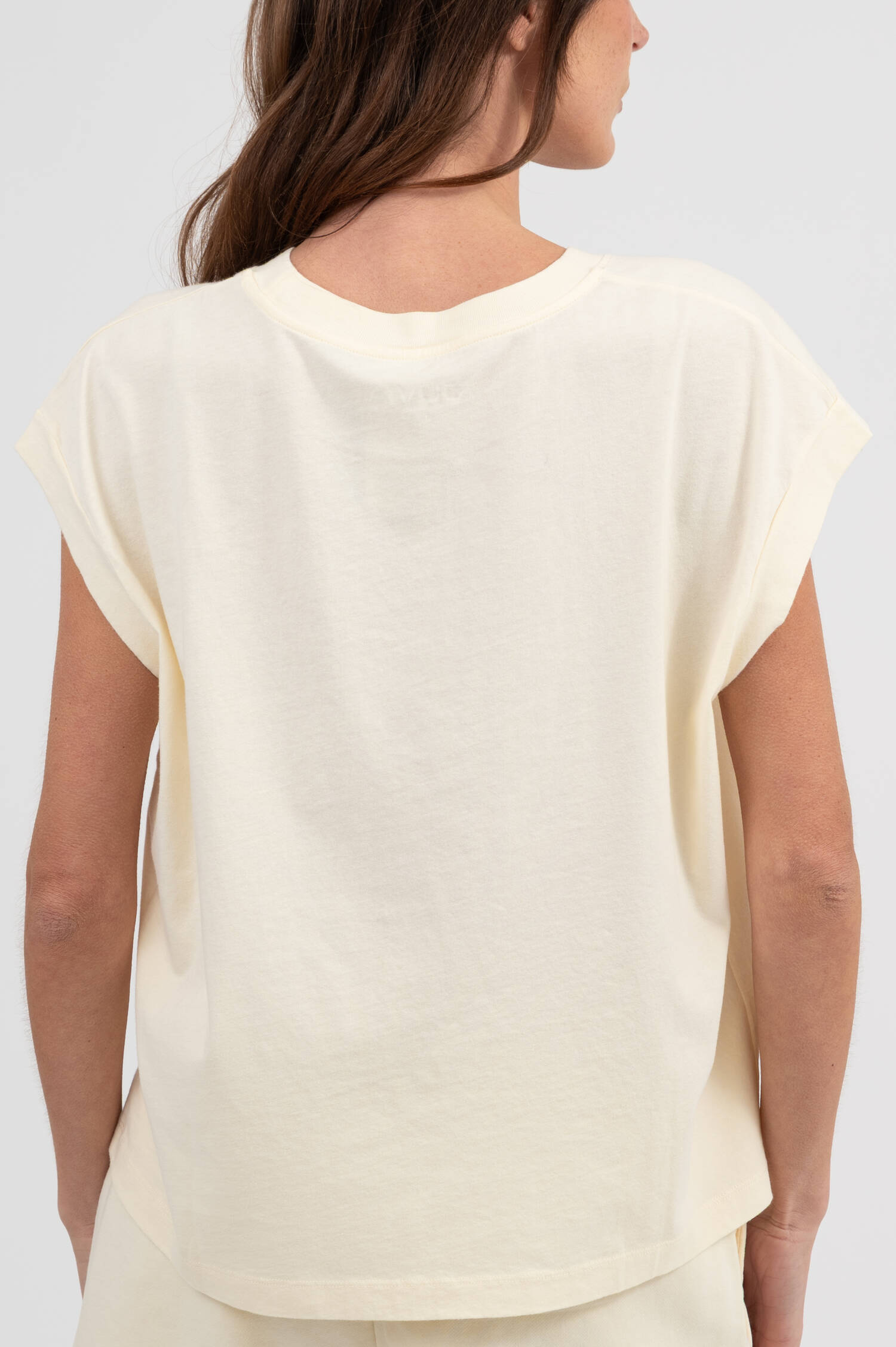 Boxy T-Shirt in Vanille