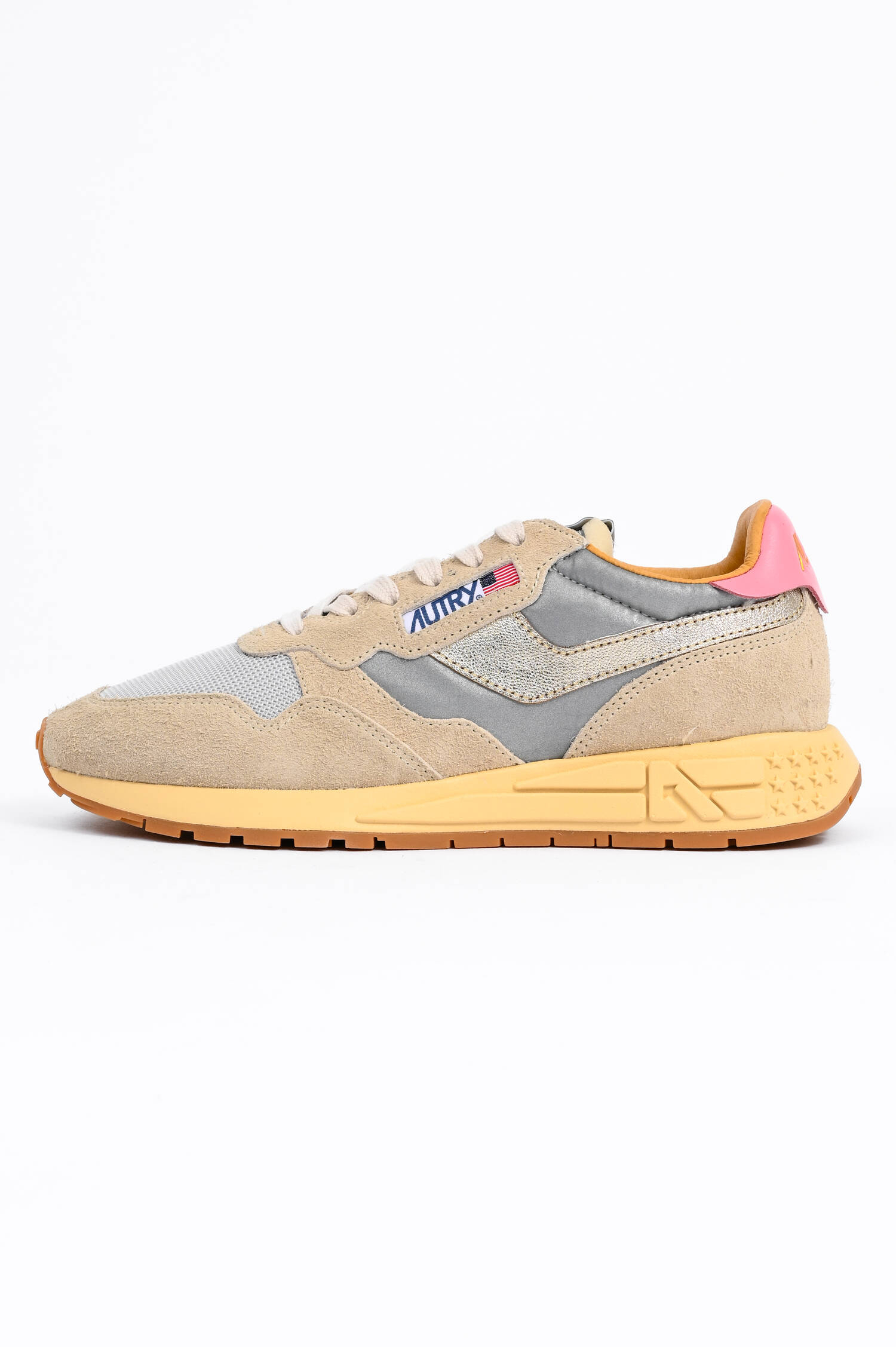 Sneaker REELWIND LOW in Silber/Pink/Beige Sneaker REELWIND LOW in Silber/Pink/Beige