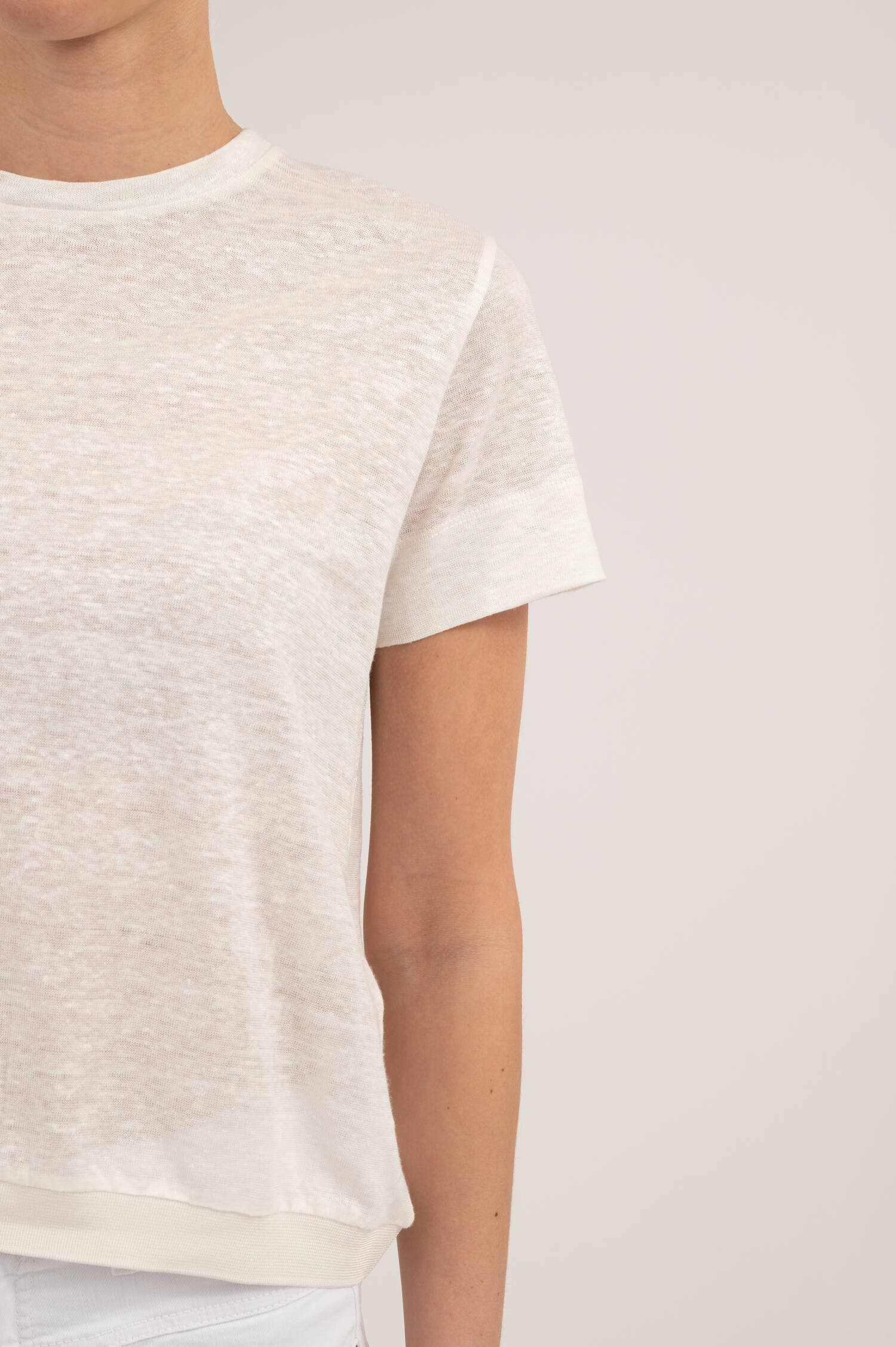 Hanf T-Shirt NATURAL EASE in Weiß Hanf T-Shirt NATURAL EASE in Weiß