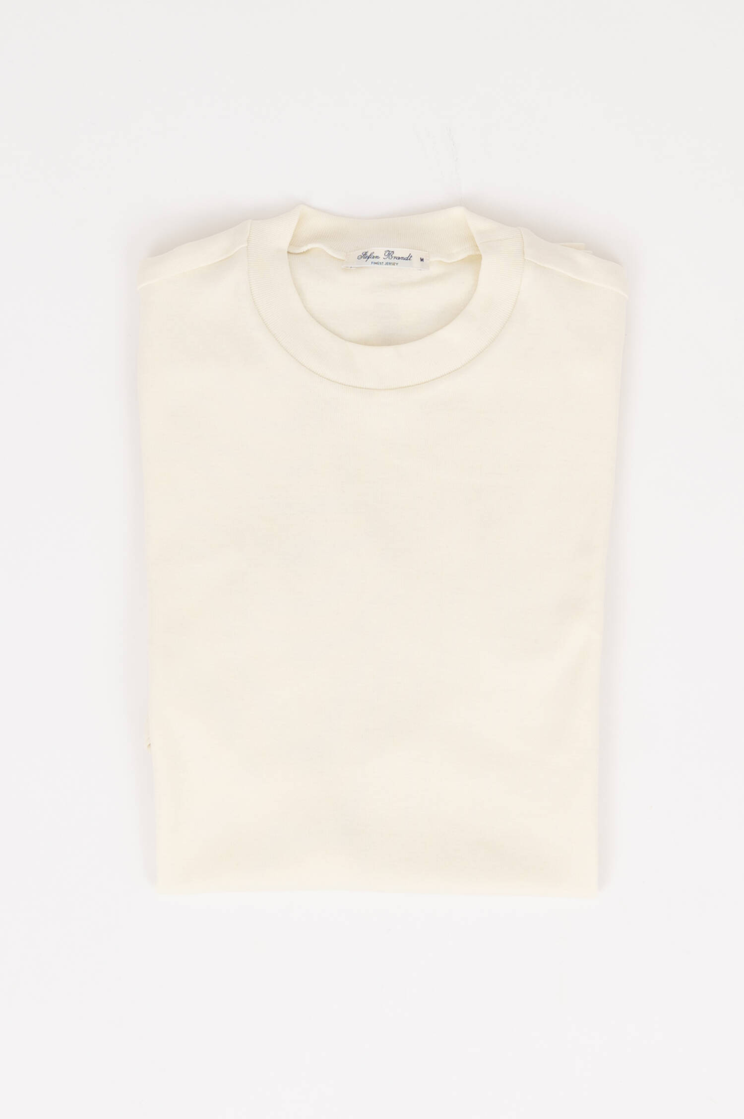 T-shirt aus Baumwolle in Ecru