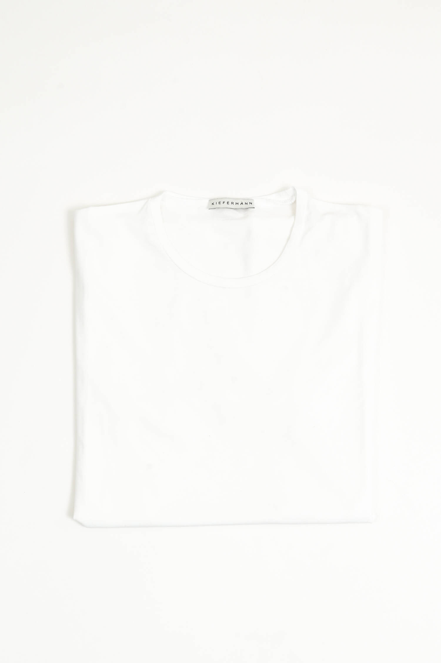 Kurzarm-Shirt HERO aus Baumwoll-Modal-Mix in Weiß