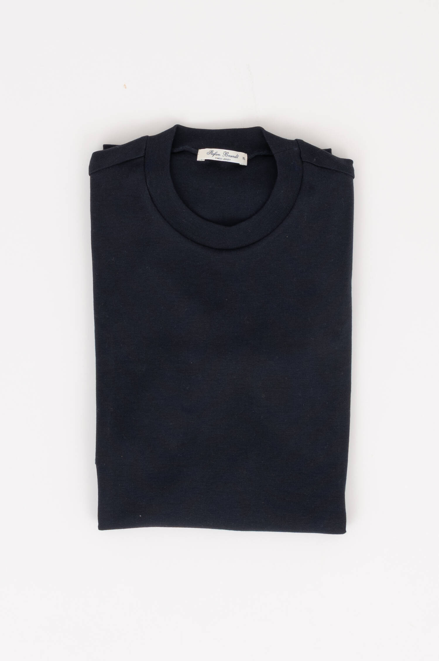 T-Shirt aus Baumwolle in Marineblau