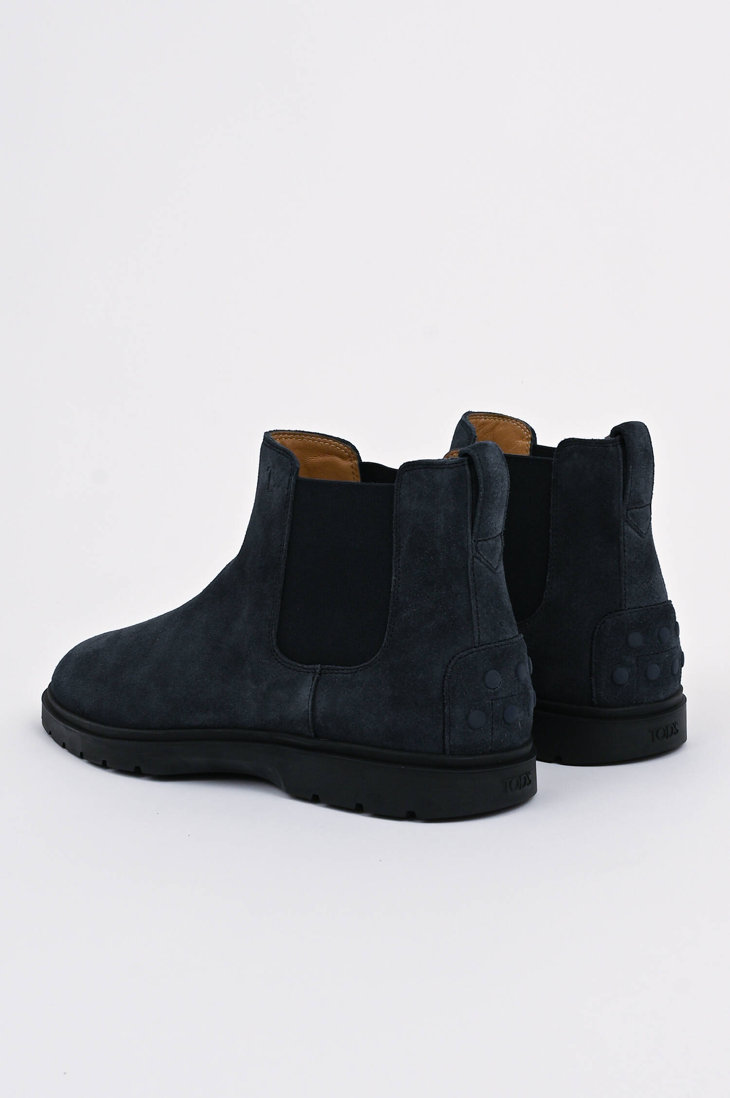 Veloursleder Stiefelette und Navy Veloursleder Stiefelette und Navy