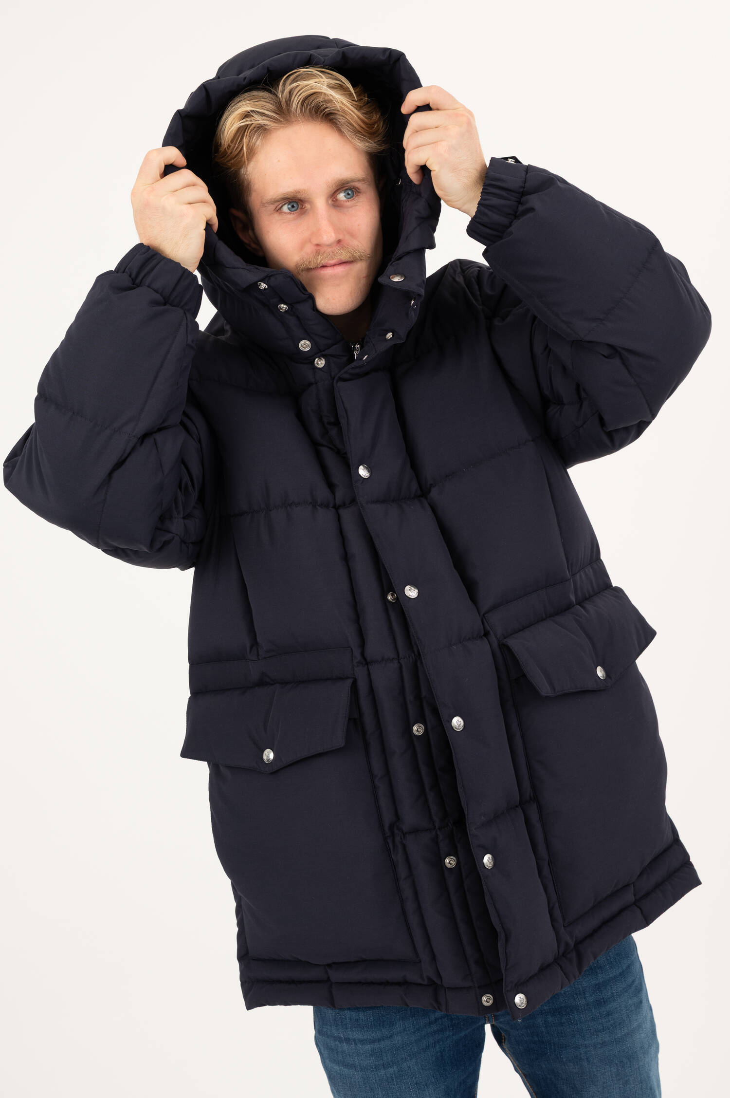 Daunen-Jacke SYLMARA in Navy 