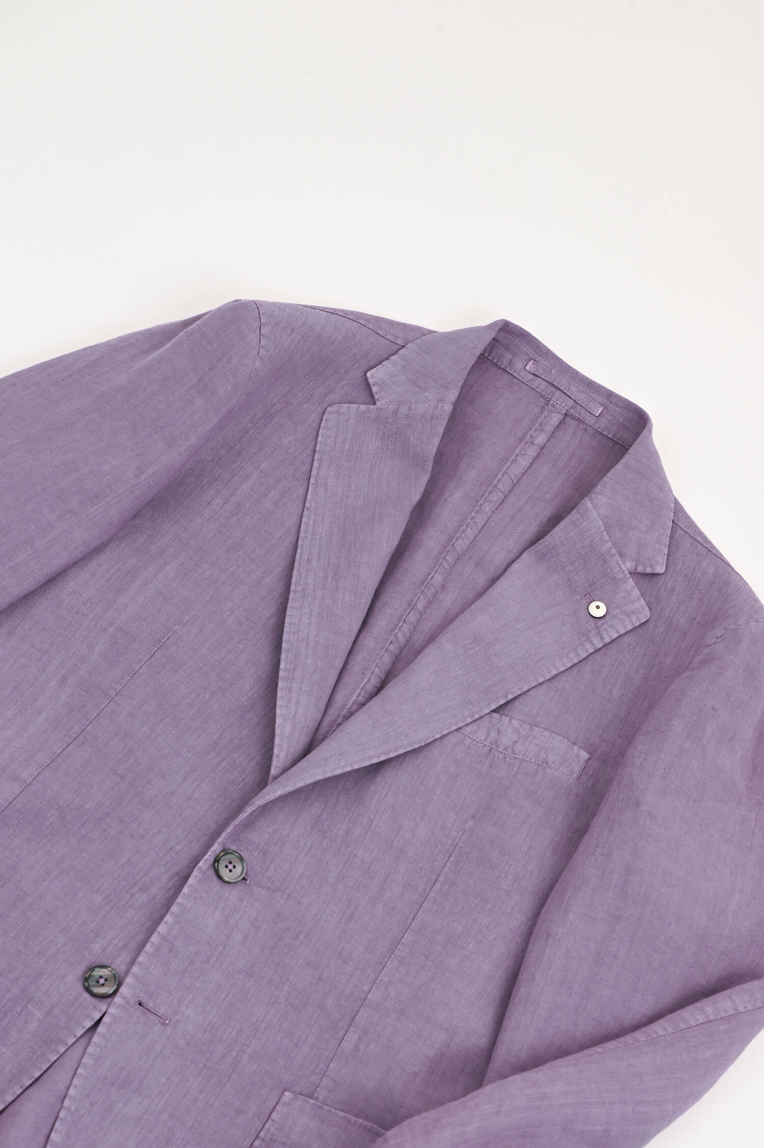 Sakko aus Leinen in Violett