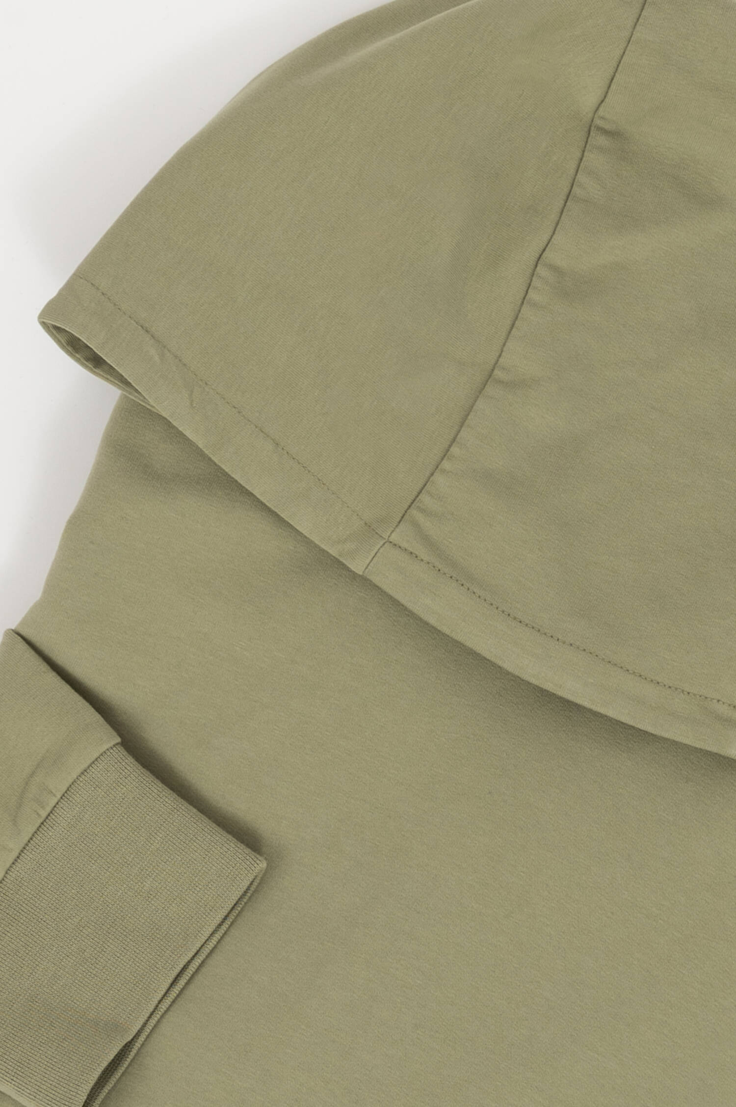 Hoodie IF aus Baumwolle in Grün