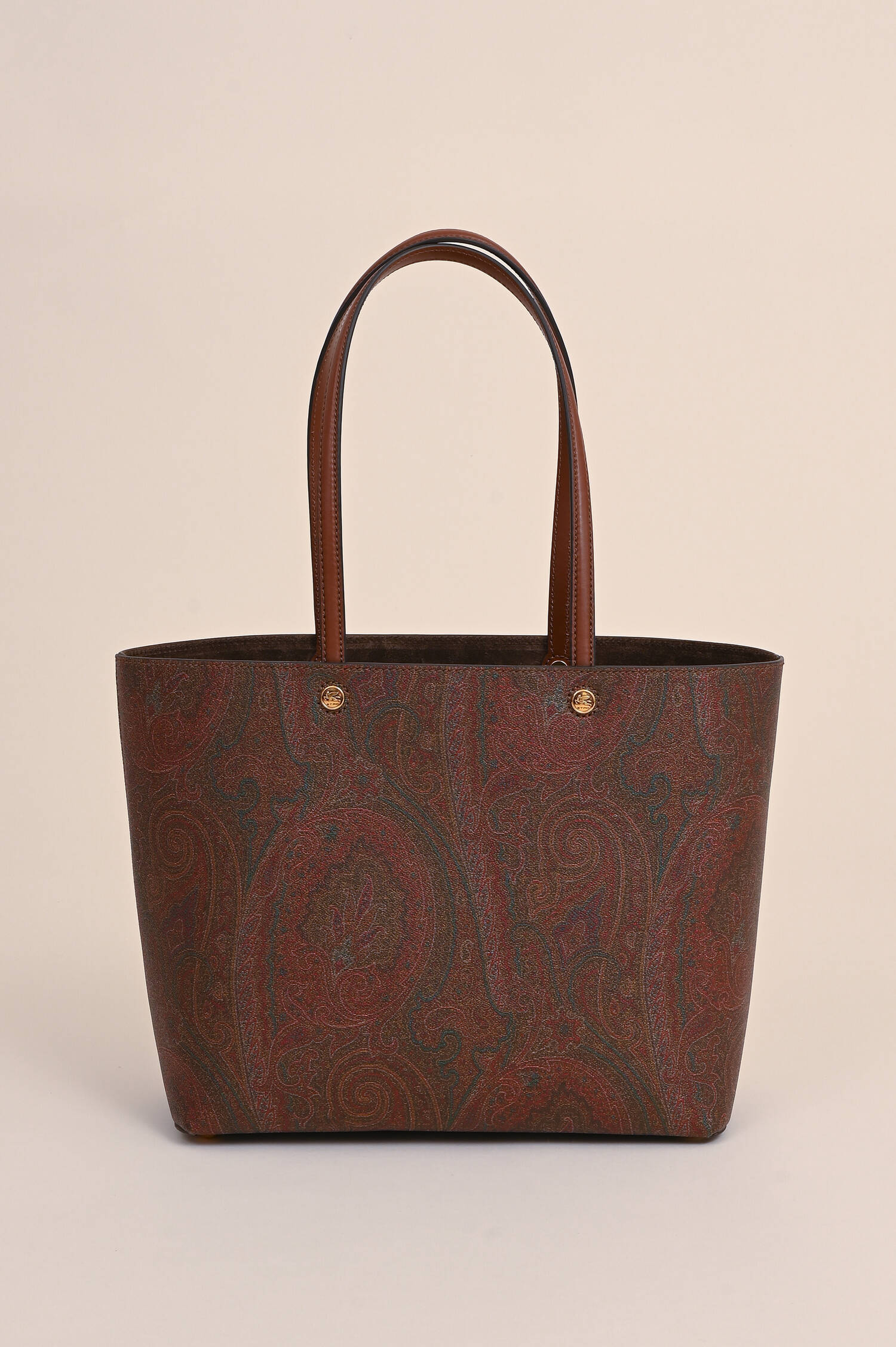 Shopper mit Allover Paisley Print in Braun