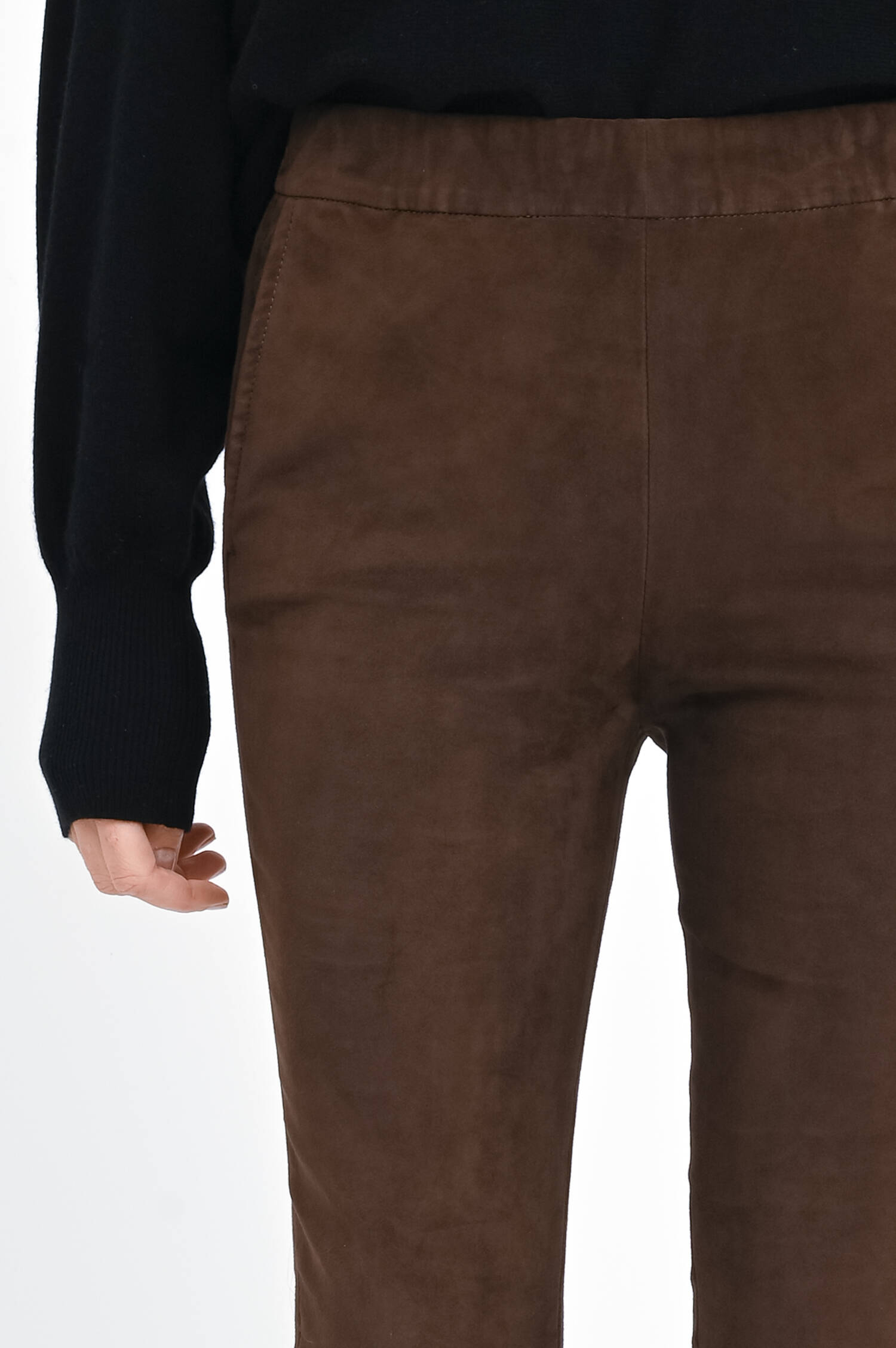 Lederhose KAMILLA in Mid Brown