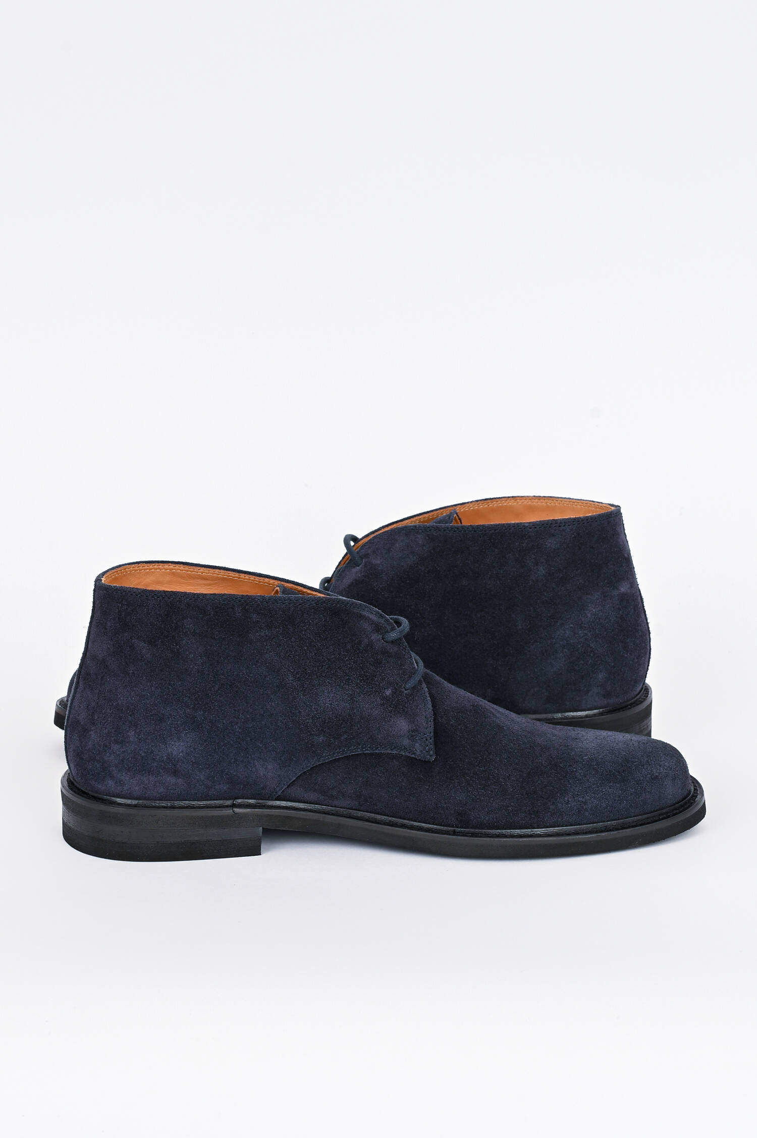 Stiefelette mit Schnürung in Navy Stiefelette mit Schnürung in Navy