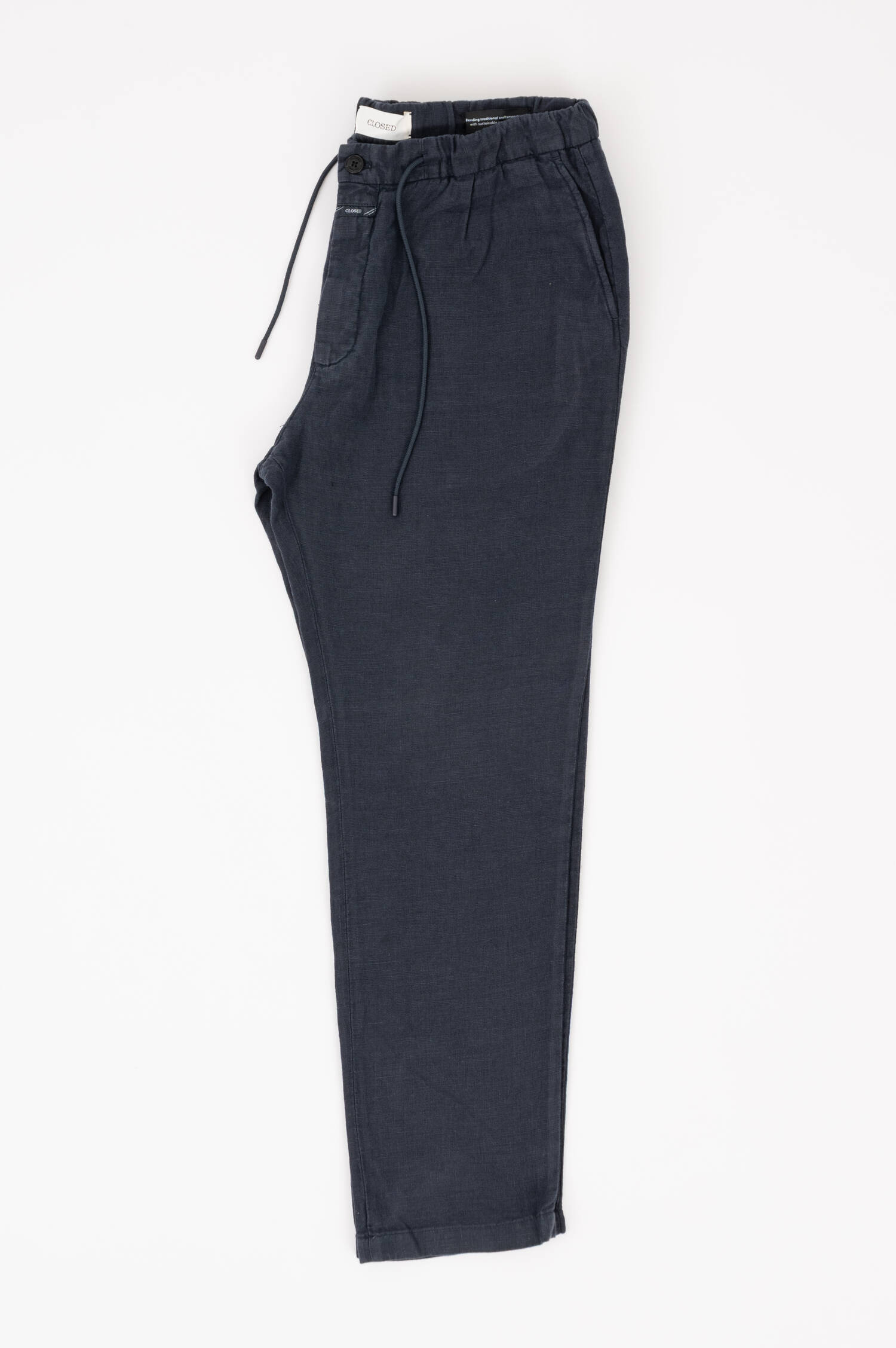 Leinenhose VIRGO TAPERED in Anthrazit