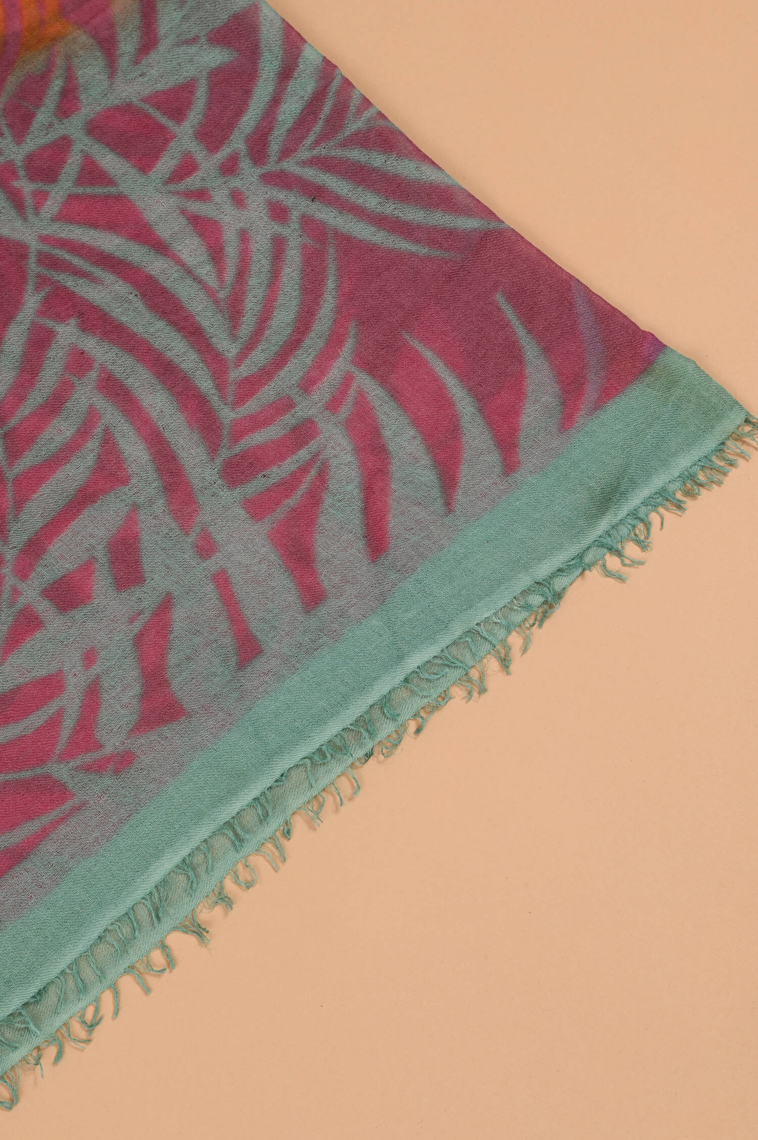 Cashmere-Schal TROPIC in Multicolor gemustert