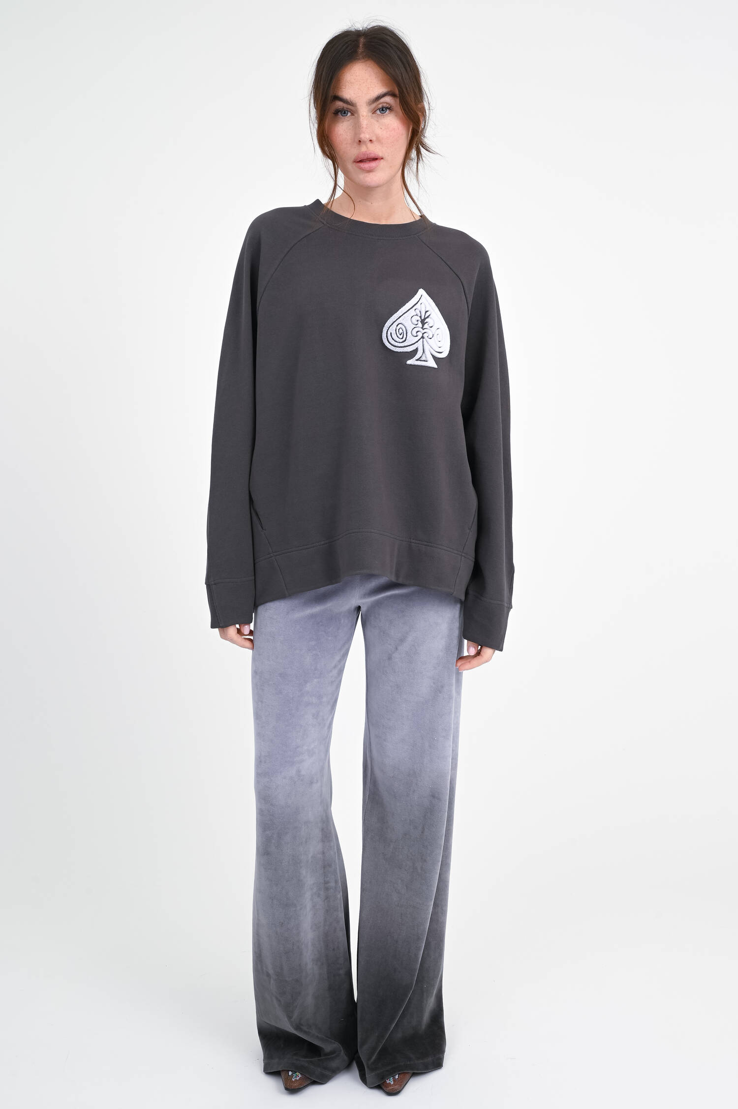 Sweatshirt FELIS in Dolphin