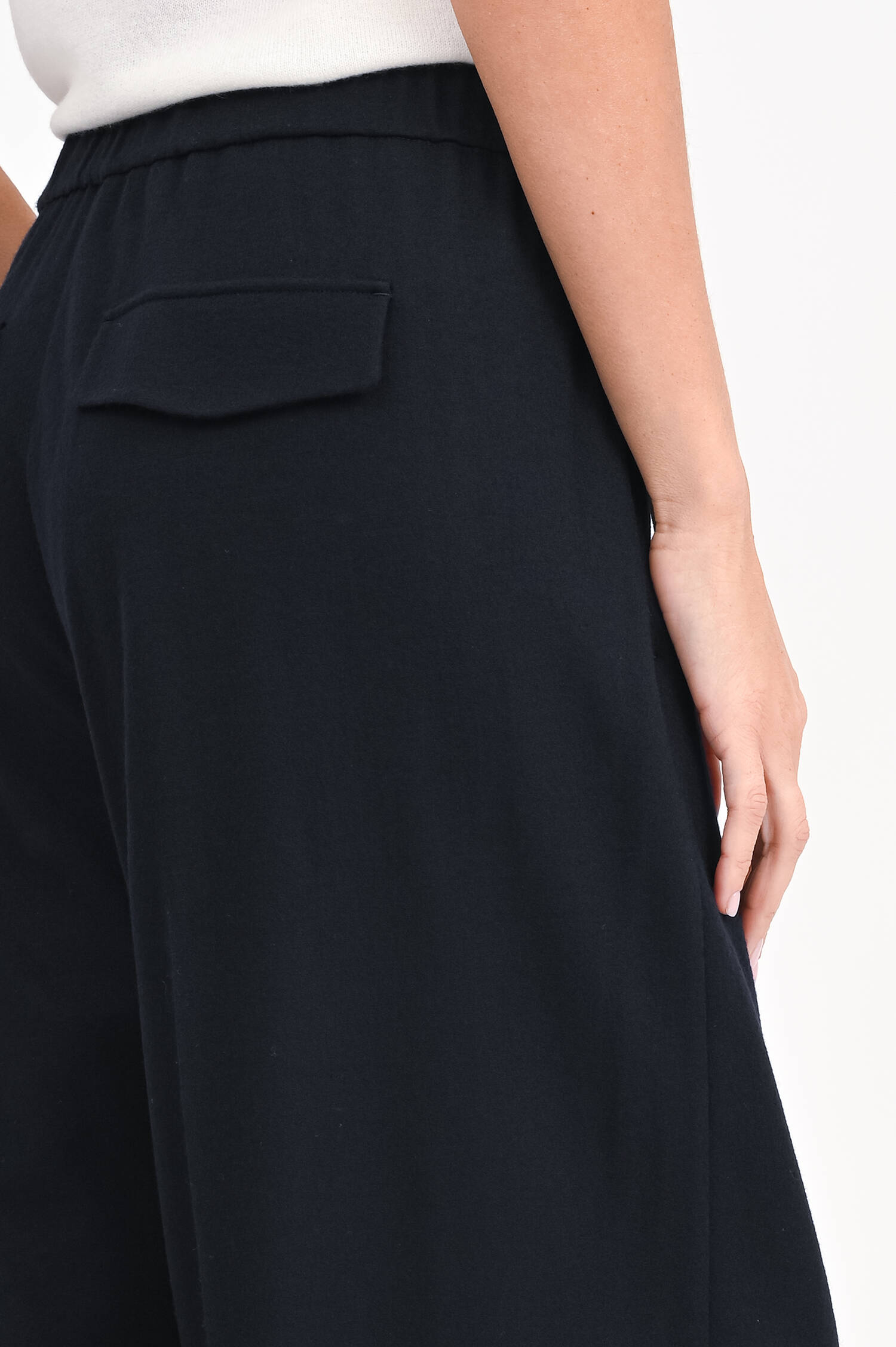 Hose aus reiner Wolle in Navy Hose aus reiner Wolle in Navy