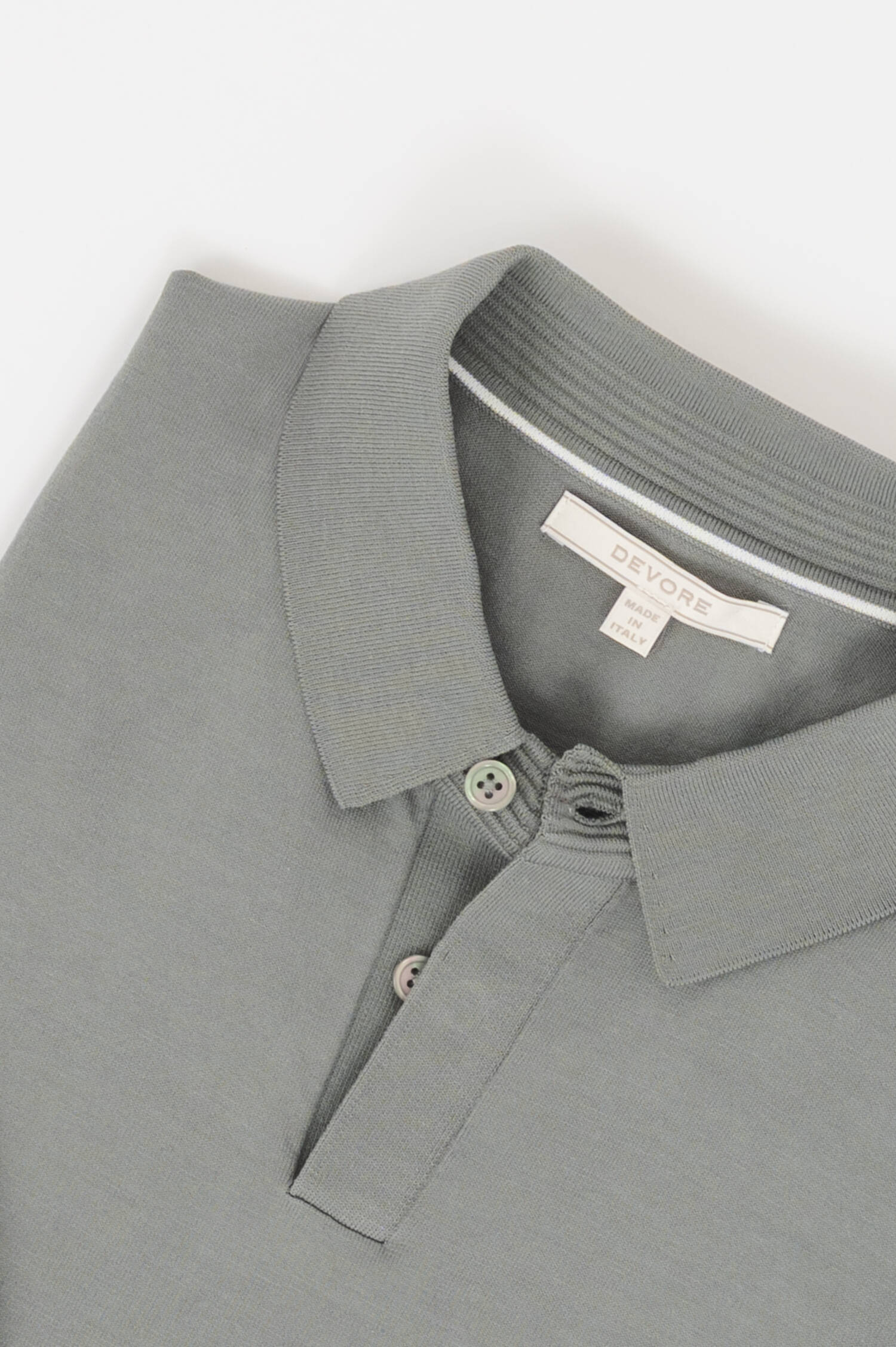 Leinenmix Polo in Olive