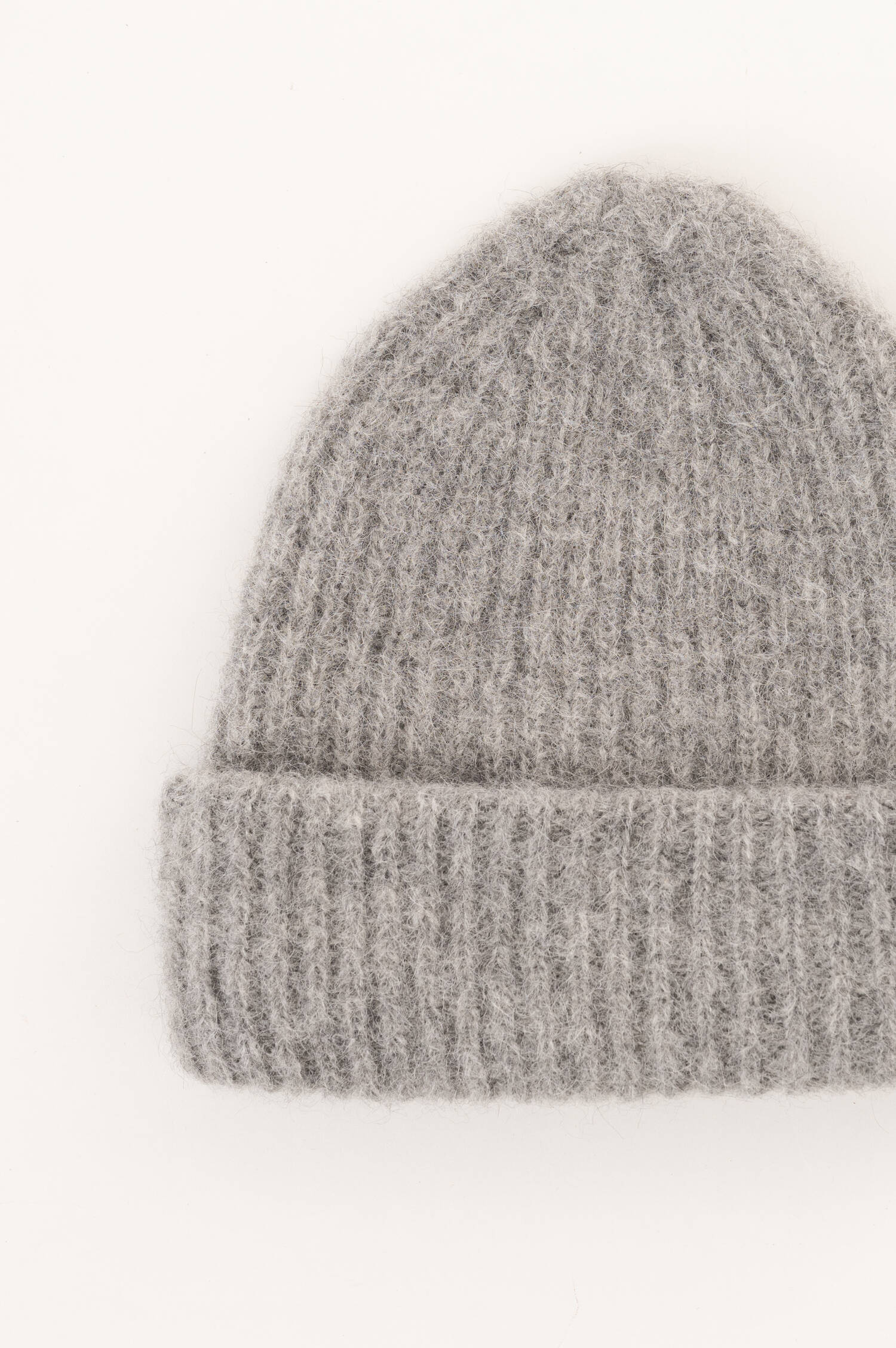 Alpaka-Mix-Beanie NOLI in Grau