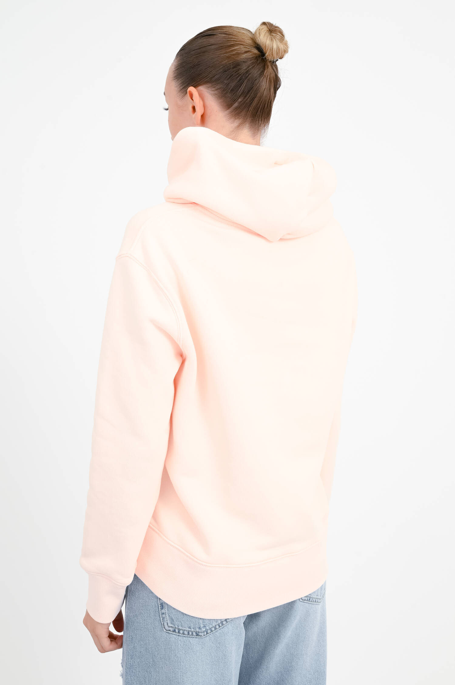 Hoodie mit Kapuze in Hellrosa Hoodie mit Kapuze in Hellrosa