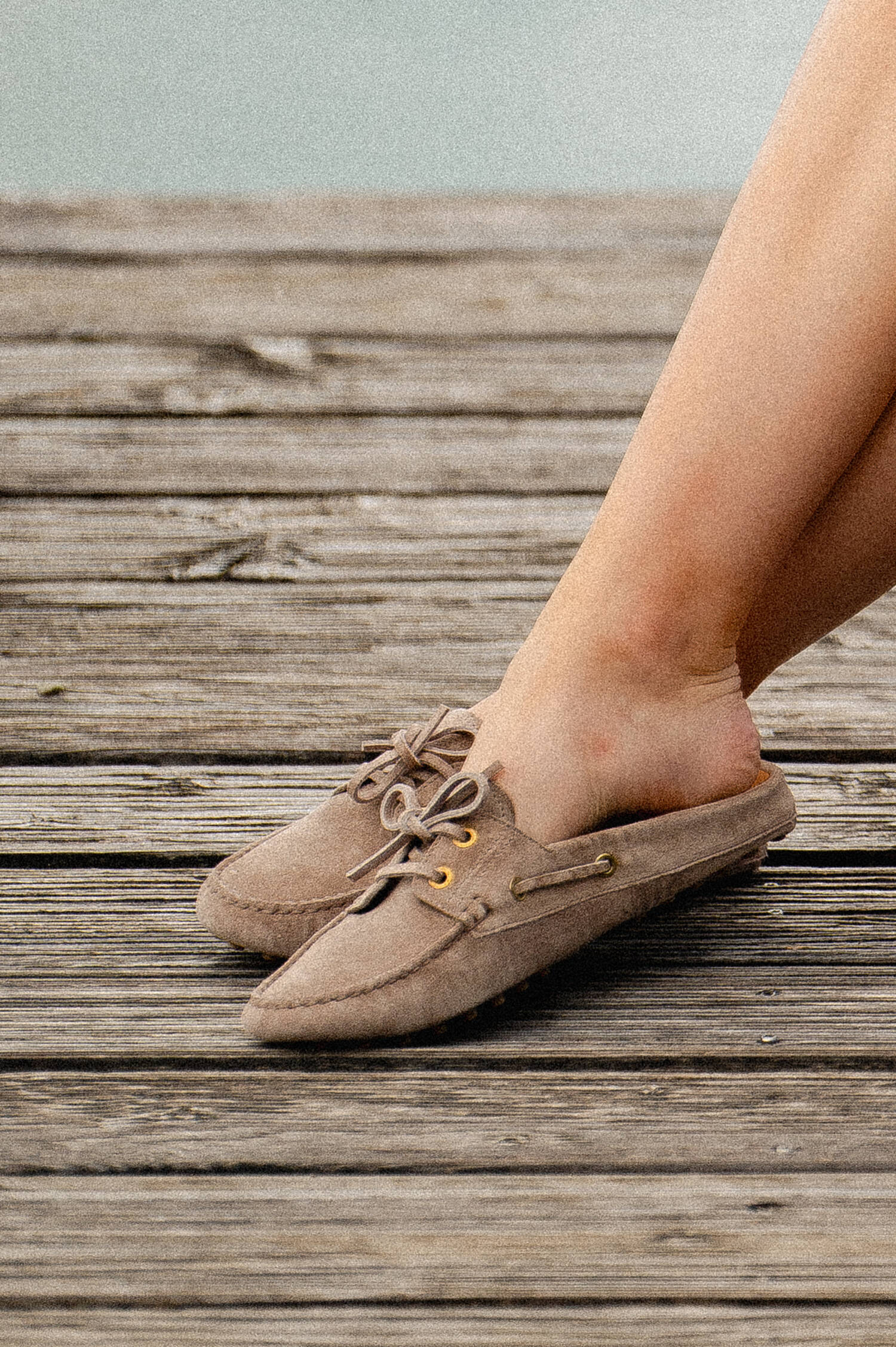 Sabot Gommino Schuh in Beige Sabot Gommino Schuh in Beige